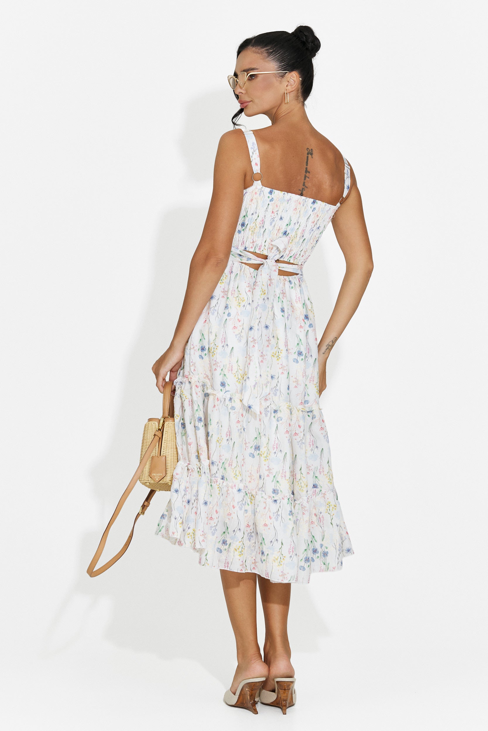 Abito donna midi azzurro Alisa Bogas