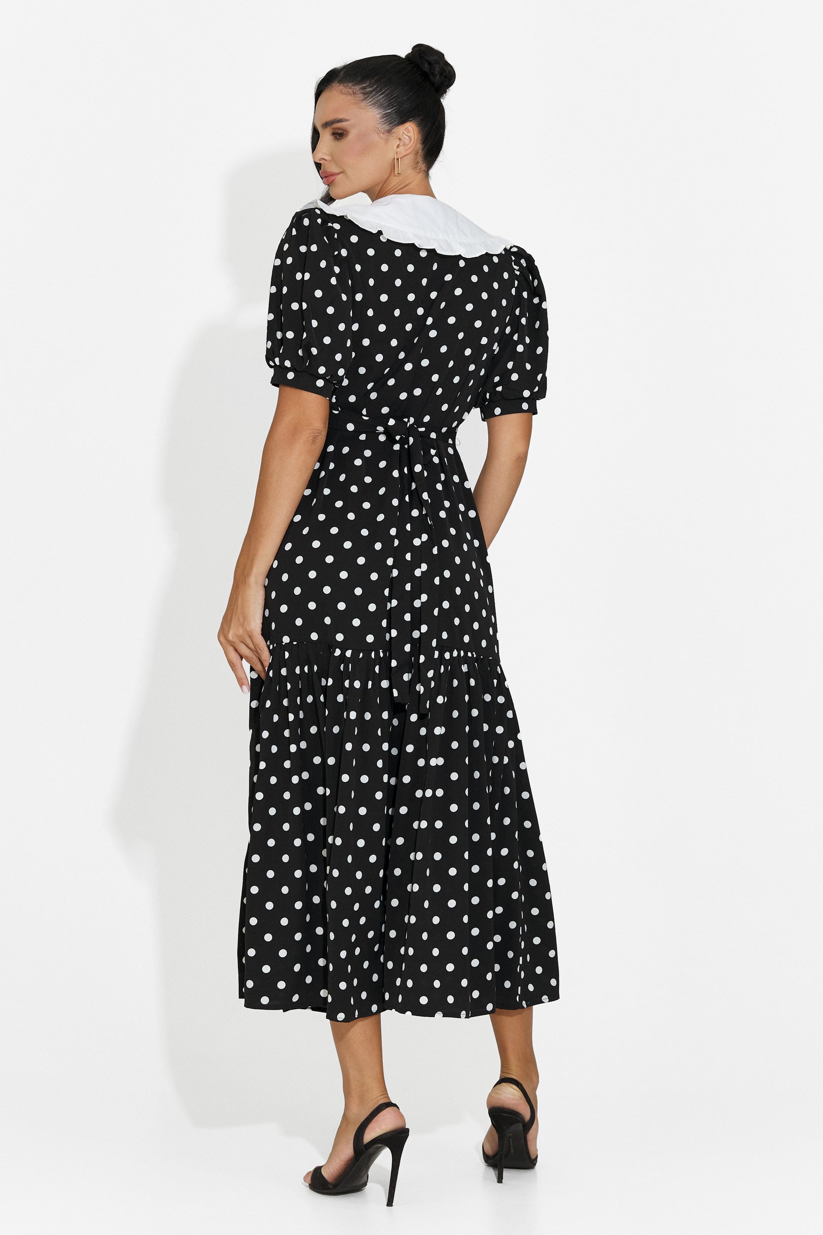 Abito donna midi nero Anita Bogas