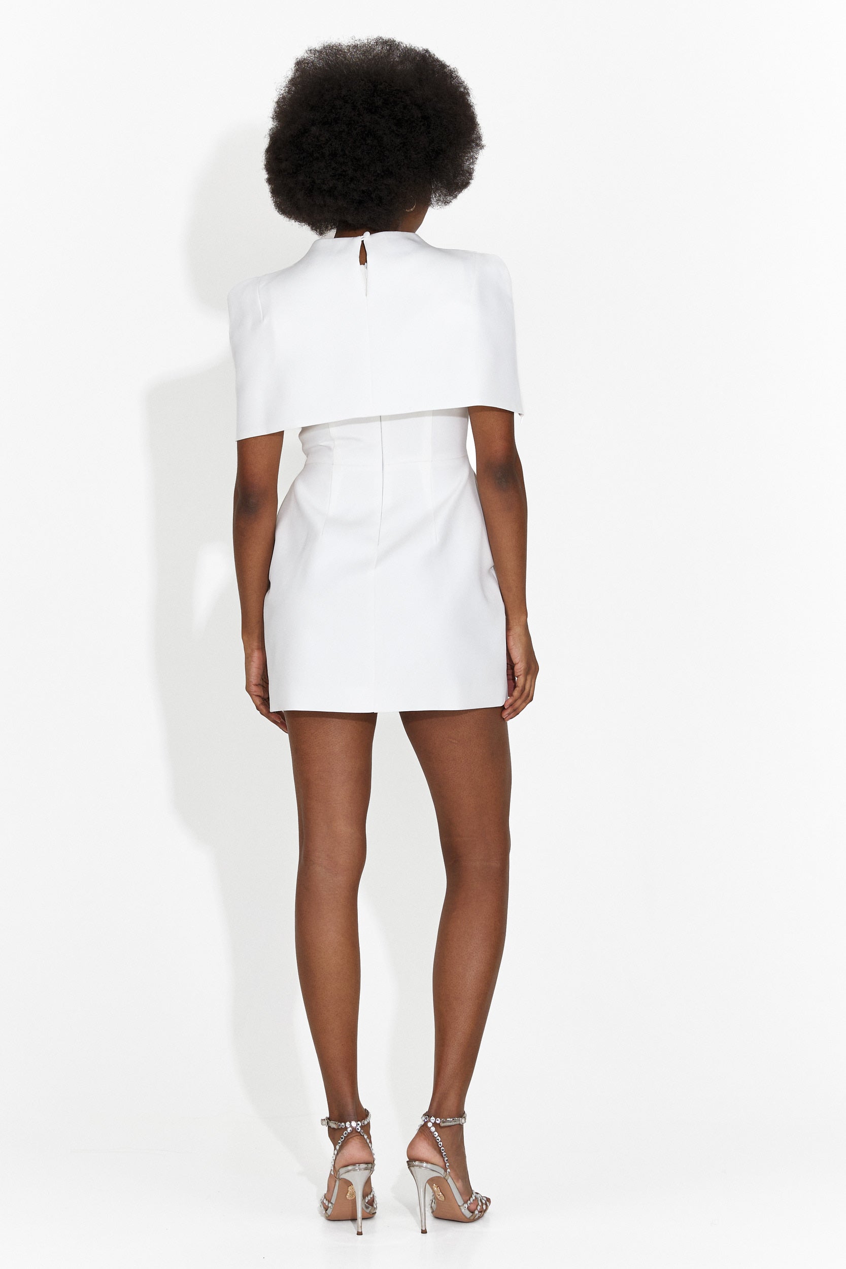 Vestito Bianco Corto da Donna di Jimenia Bogas