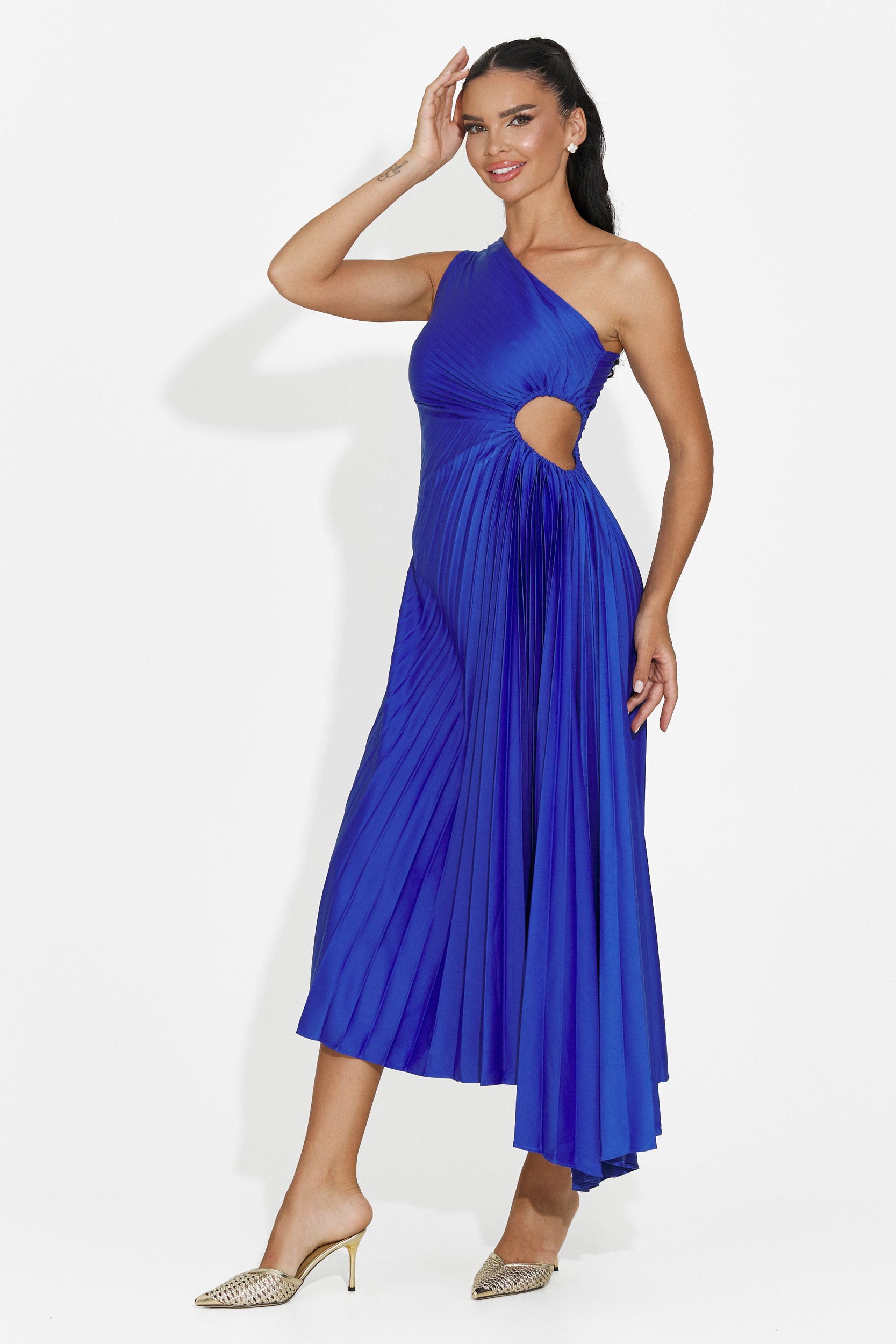 Vestito donna corto blu Delimia Bogas