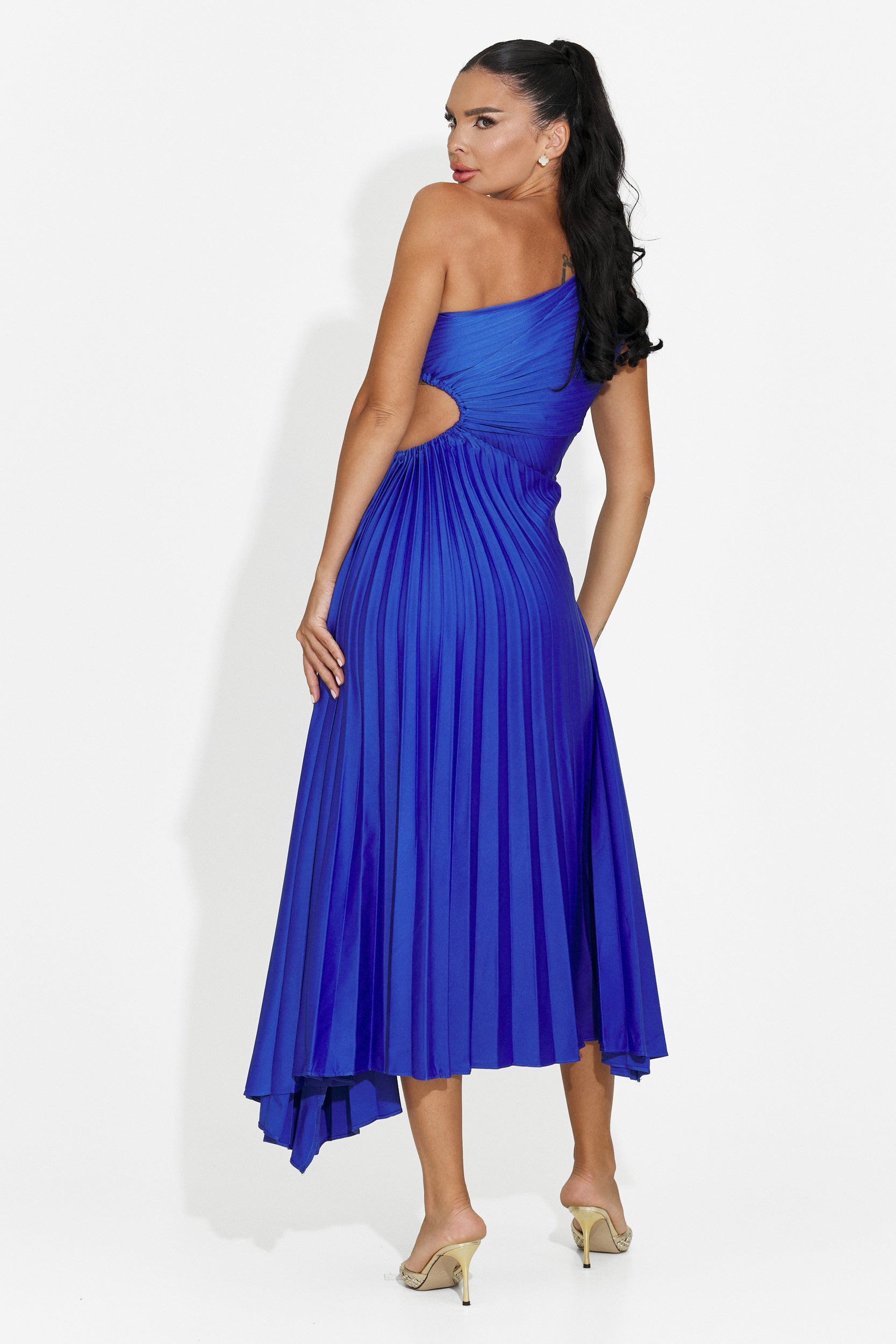 Vestito donna corto blu Delimia Bogas