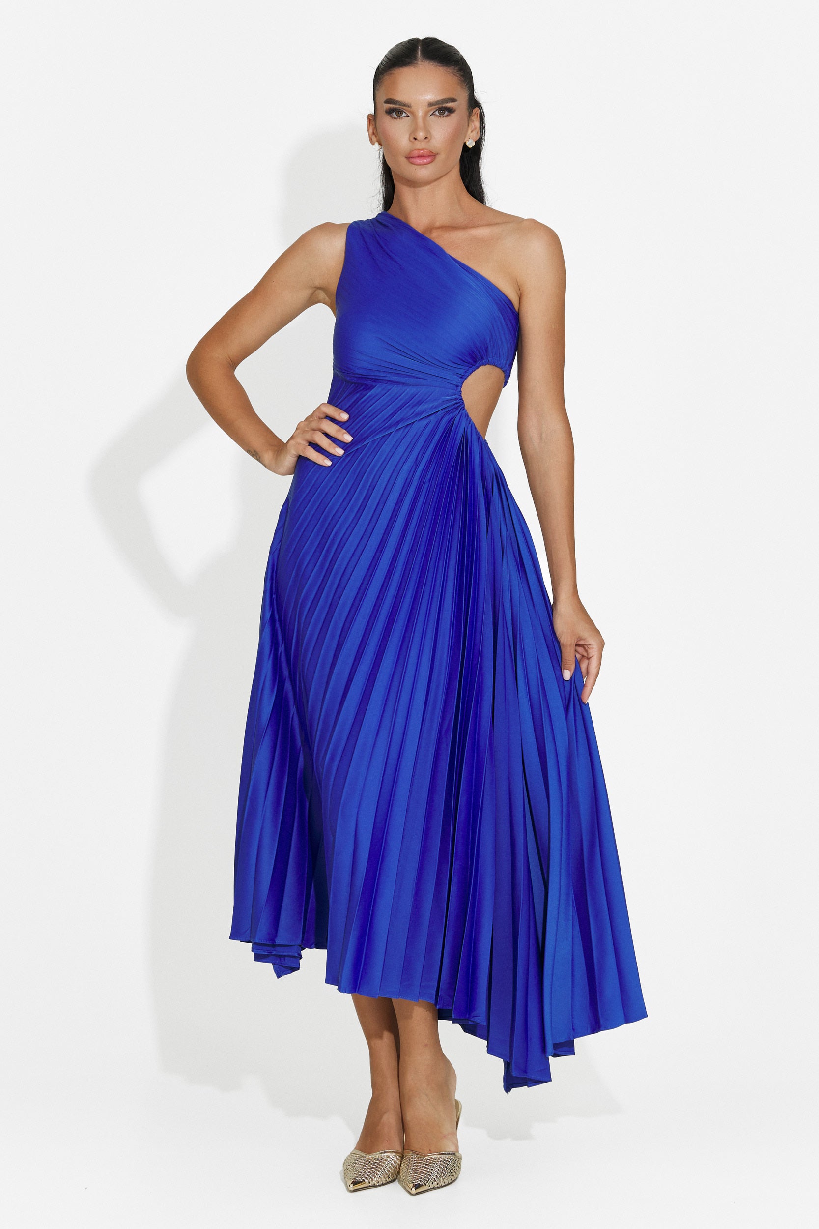 Vestito donna corto blu Delimia Bogas
