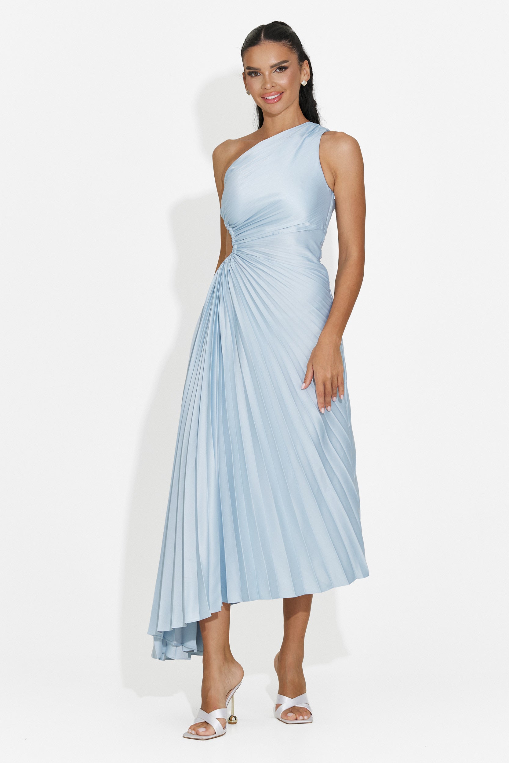 Vestito donna corto azzurro Delimia Bogas
