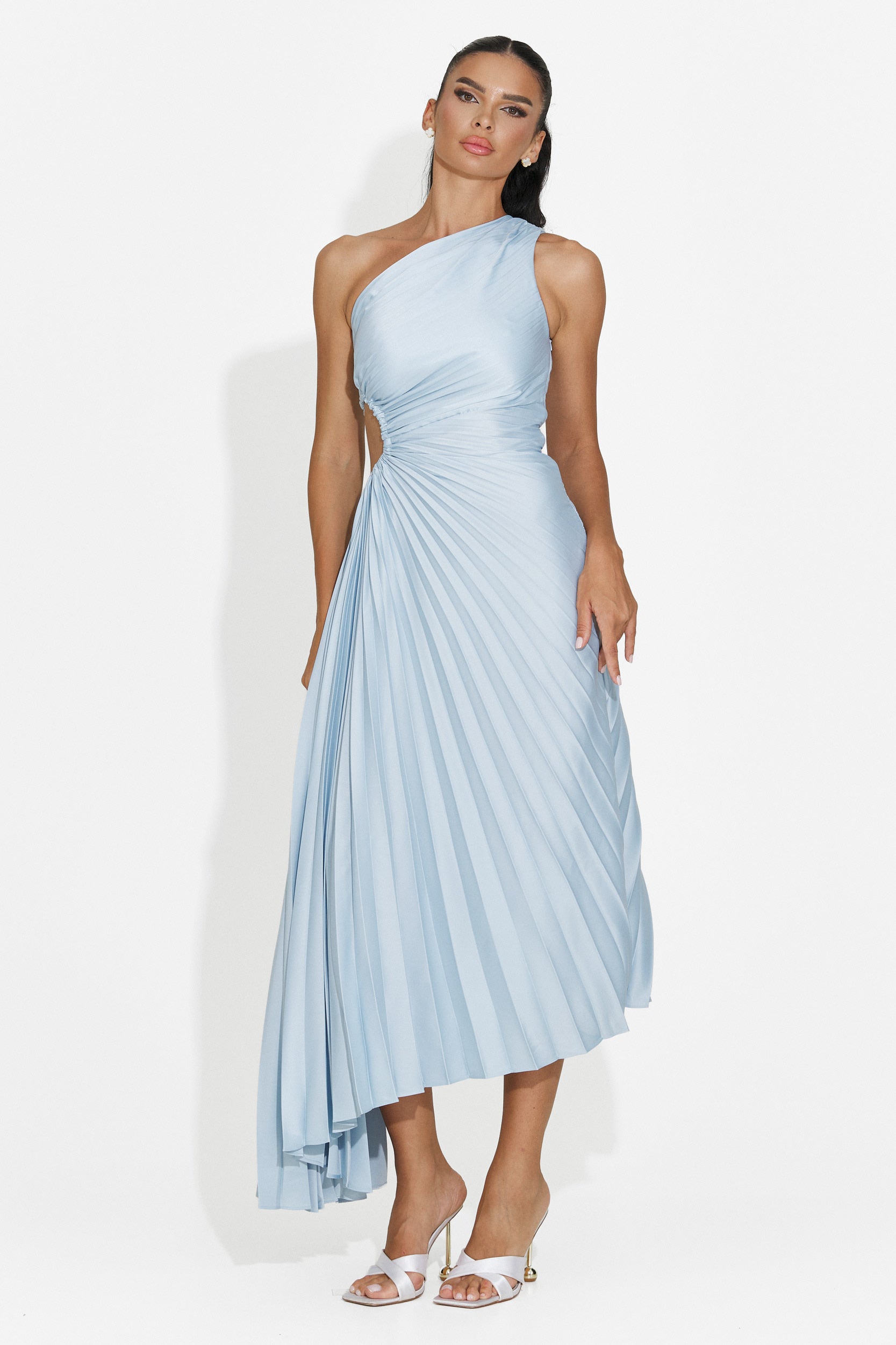 Vestito donna corto azzurro Delimia Bogas