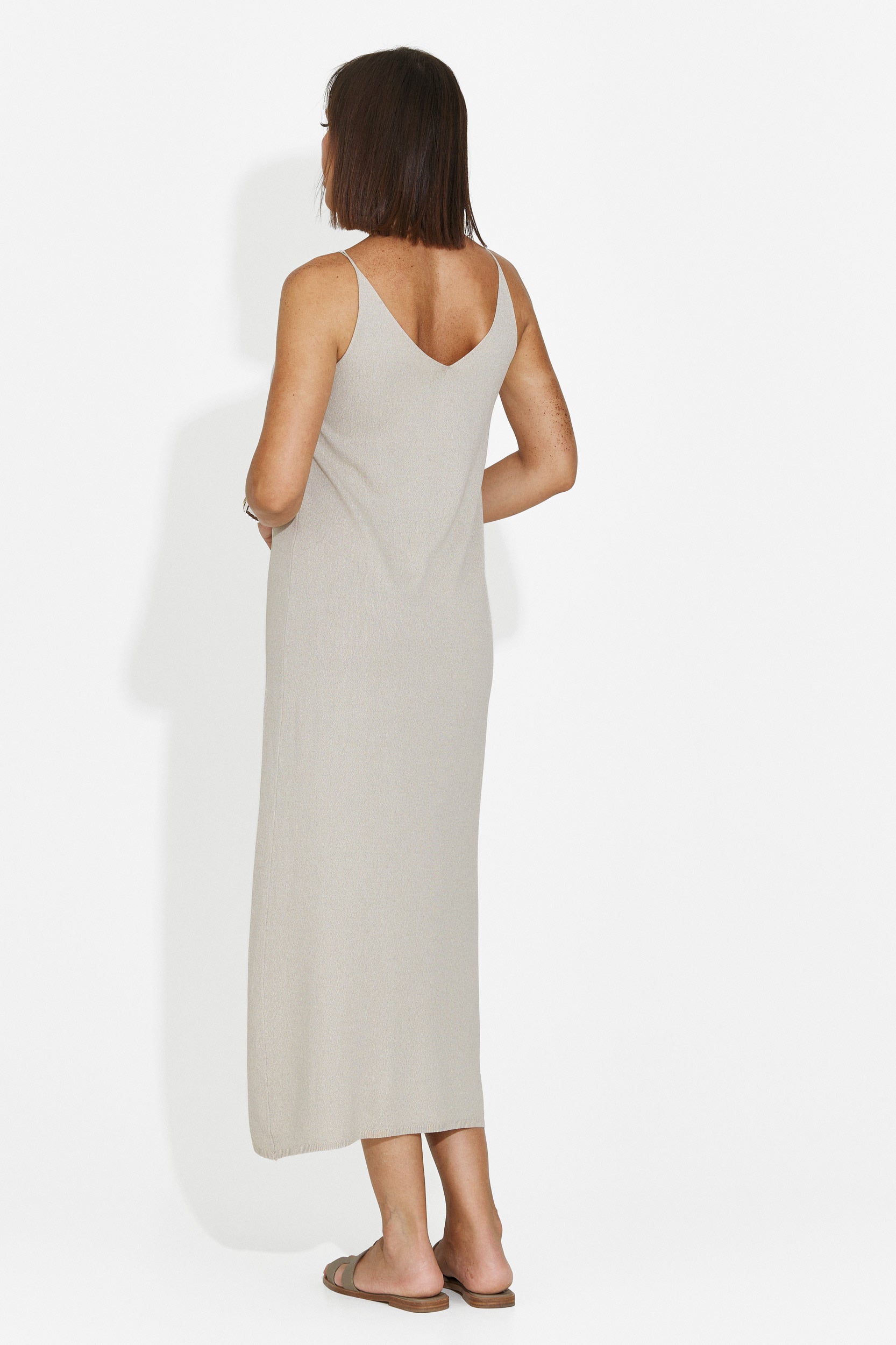 Vestito donna corto grigio Liorna Bogas