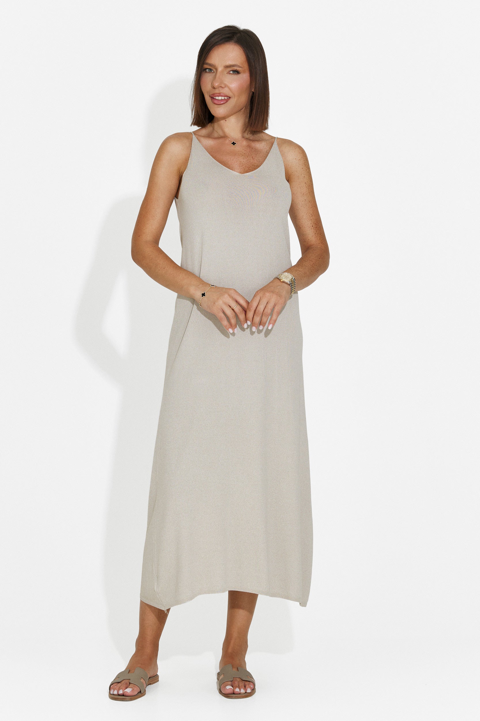 Vestito donna corto grigio Liorna Bogas