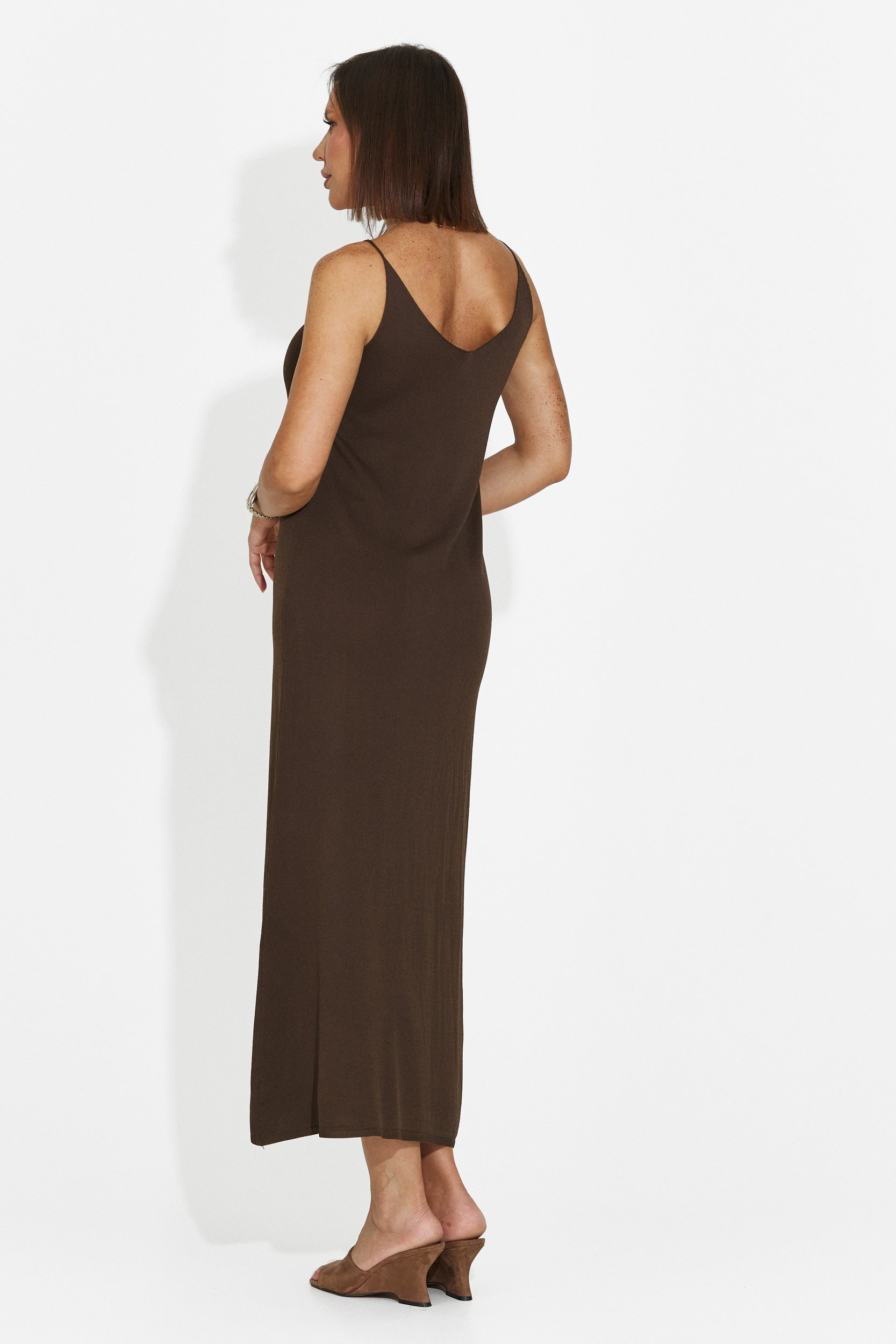 Vestito donna corto marrone Liorna Bogas