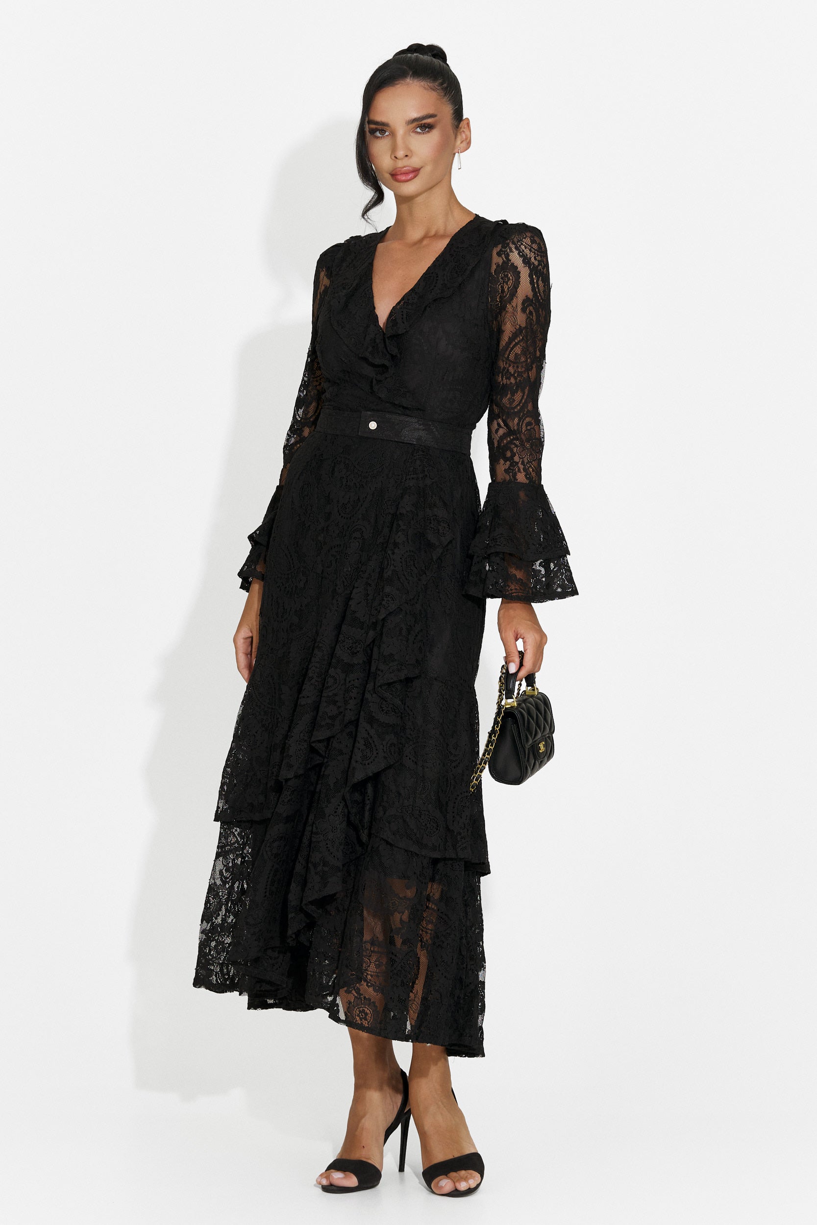 Abito donna corto nero Nariam Bogas