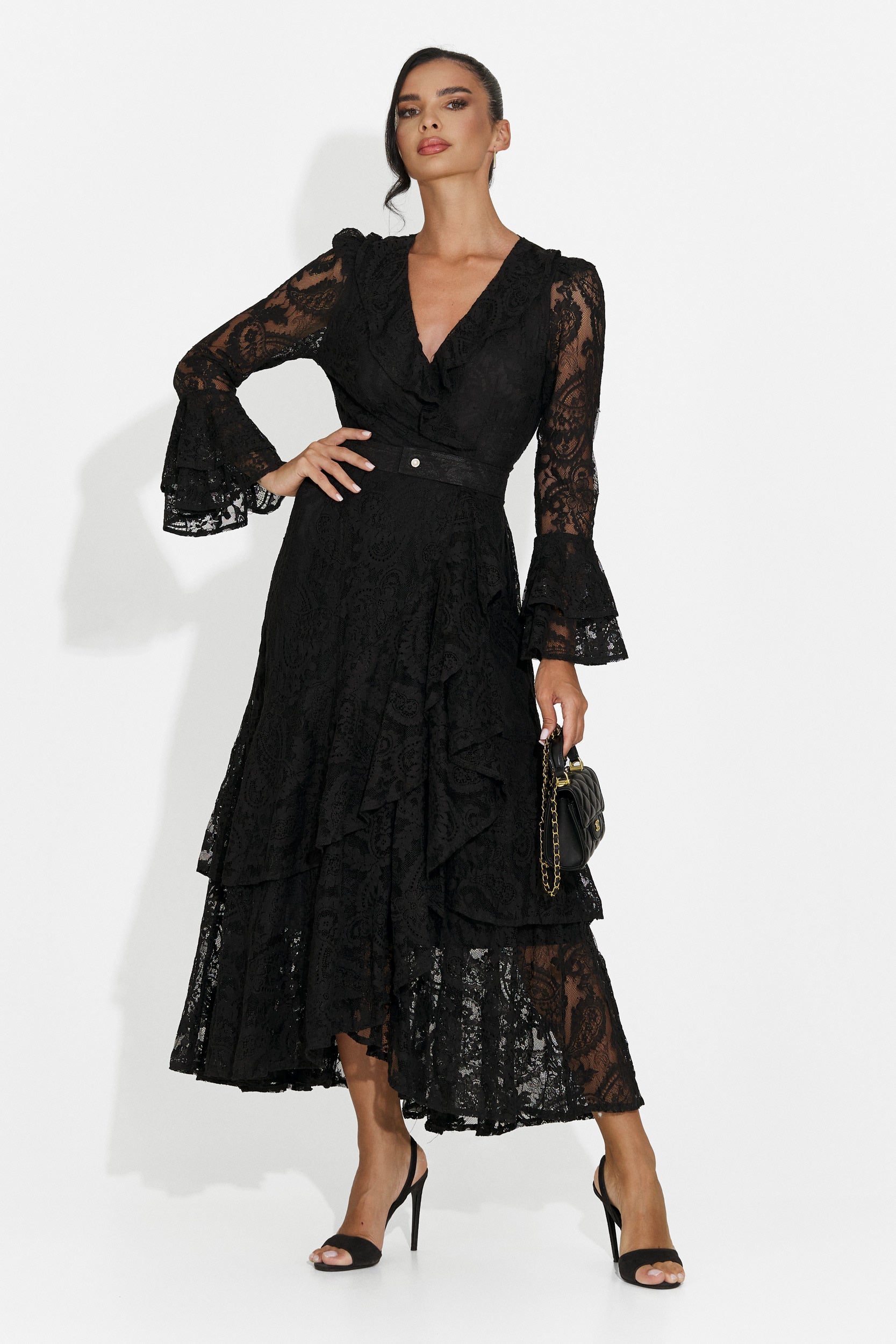 Abito donna corto nero Nariam Bogas