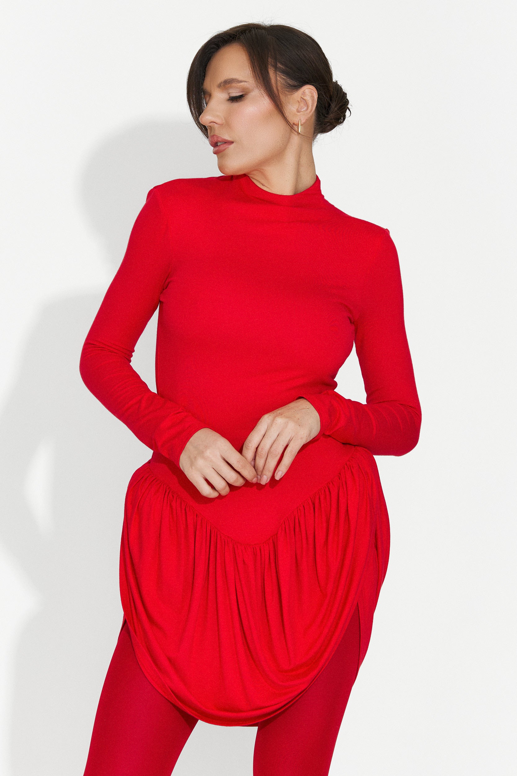 Vestito Rosso Corto di Valese Bogas per Donne