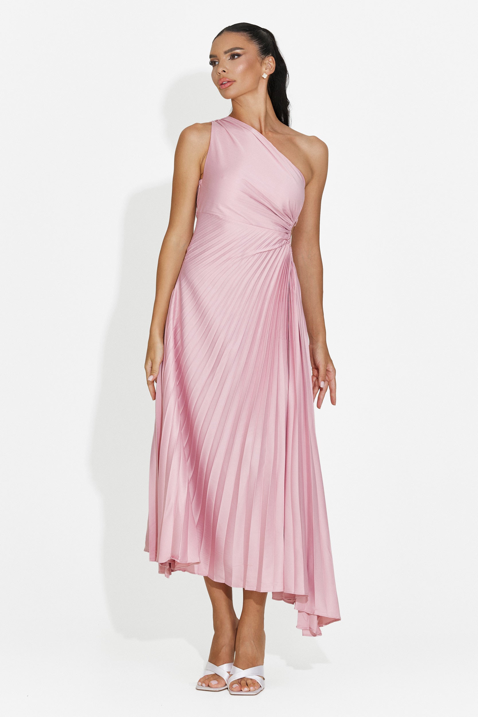 Vestito donna corto rosa Delimia Bogas
