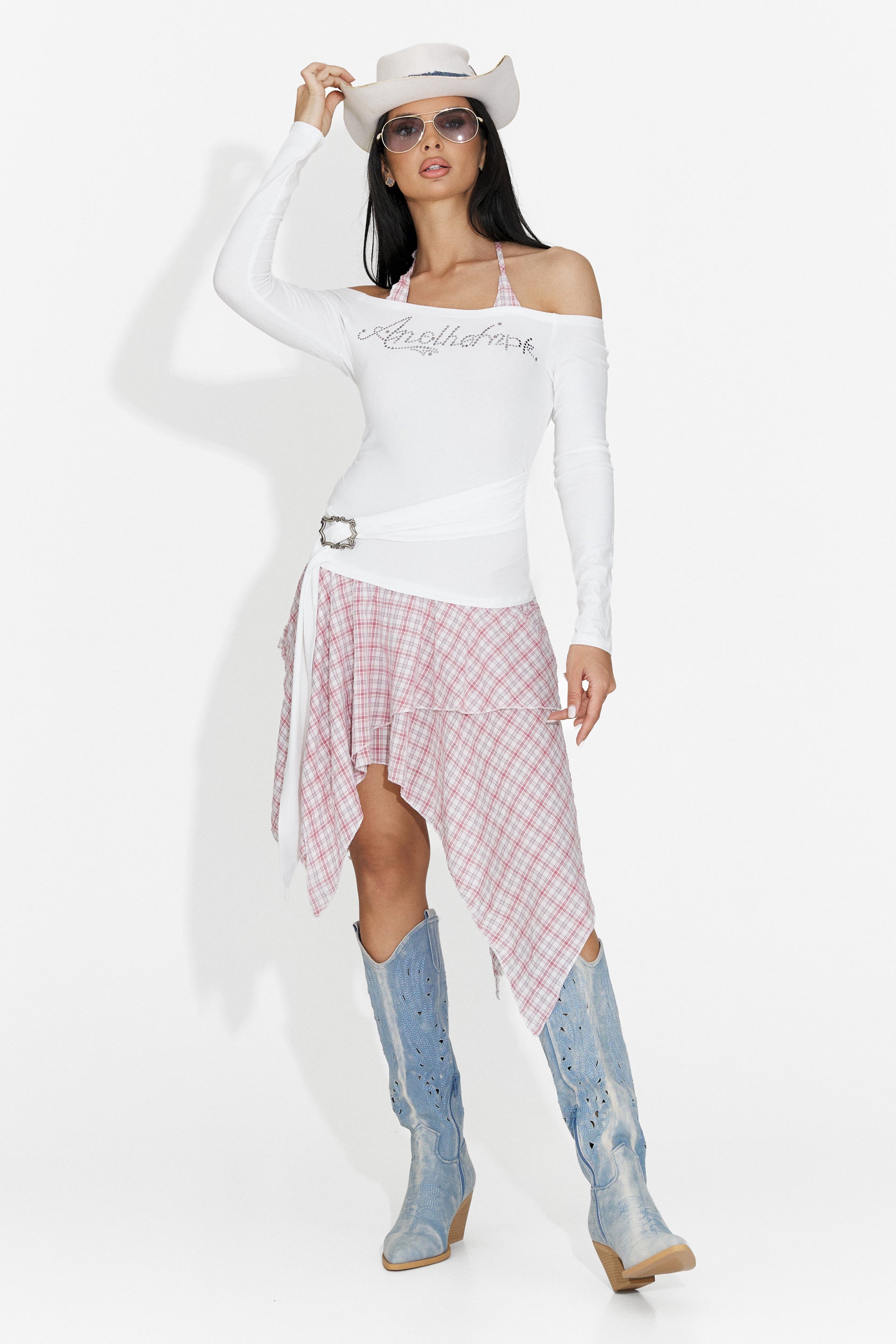 Vestito Rosa Corto da Donna di Heliana Bogas