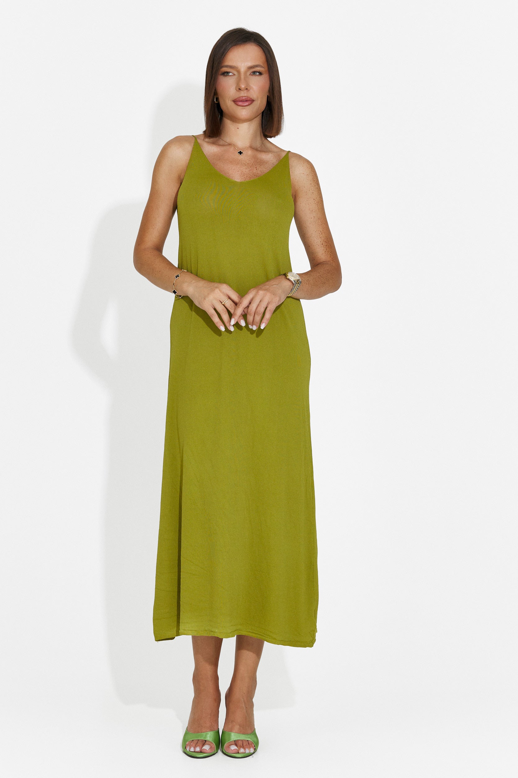 Vestito donna corto verde Liorna Bogas