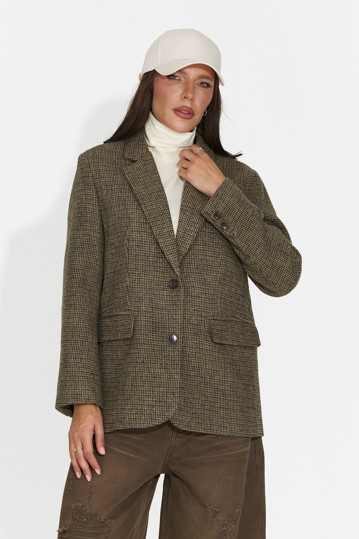 Sacou casual verde Elavaroria Bogas