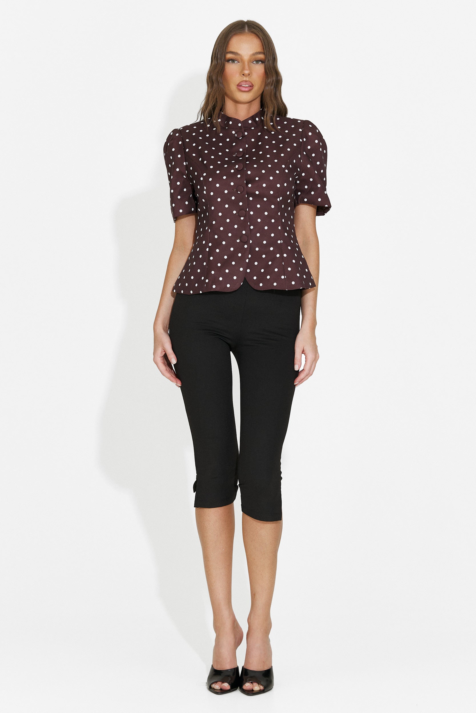 Blazer elegante da donna marrone Jaylena Bogas