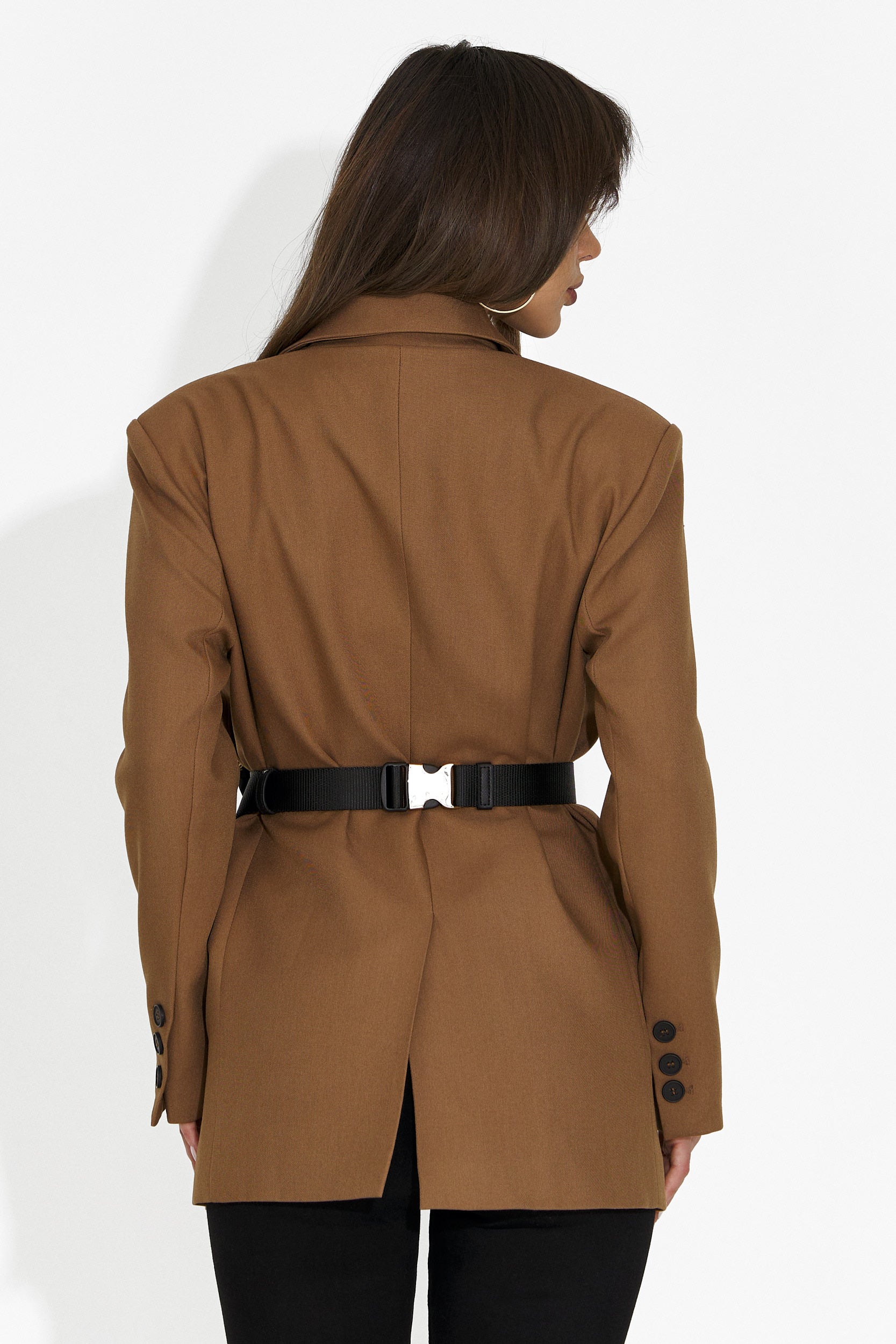 Elegante blazer marrone da donna Zoira Bogas