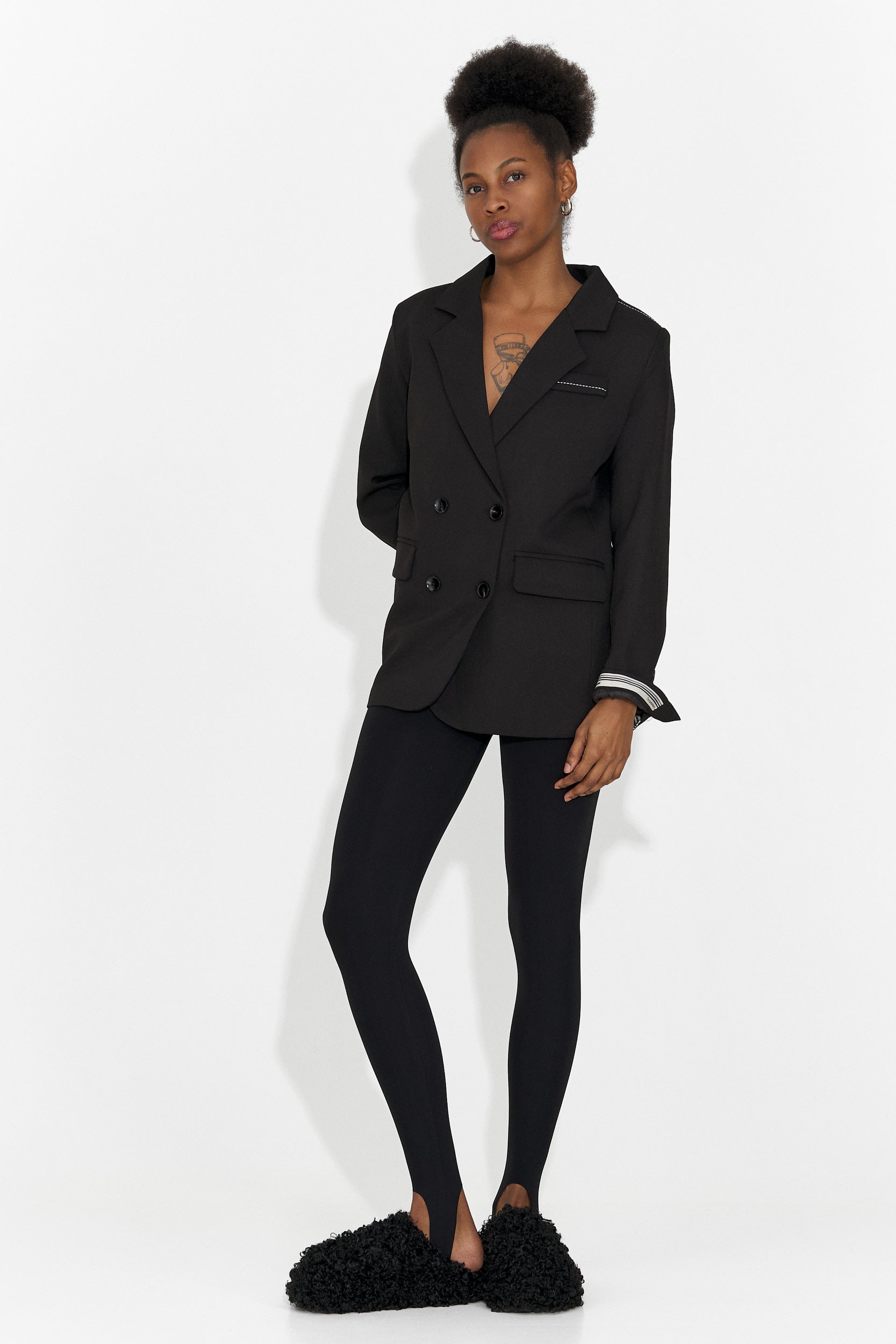 Elegante blazer nero da donna Caleiaja Bogas