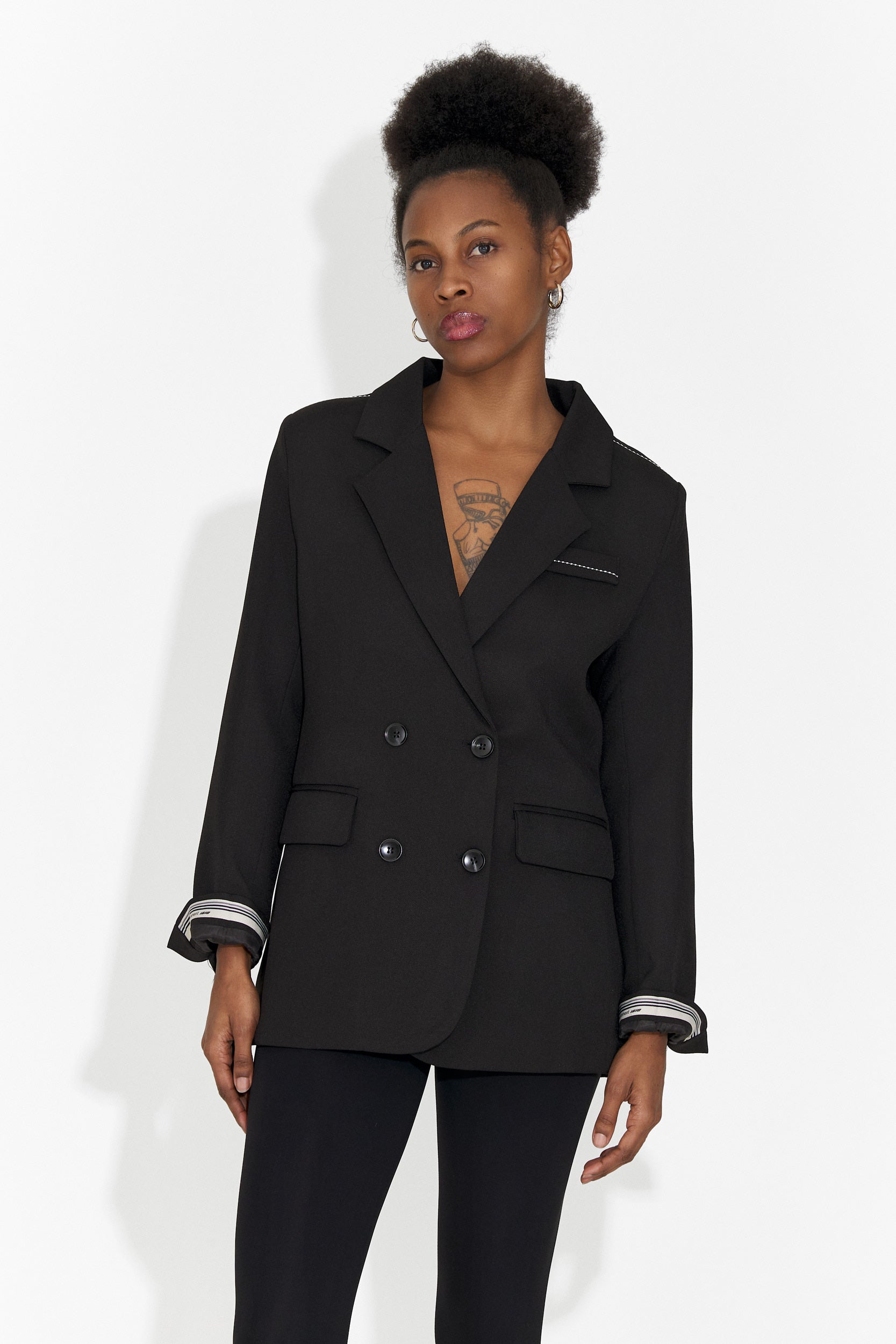 Elegante blazer nero da donna Caleiaja Bogas