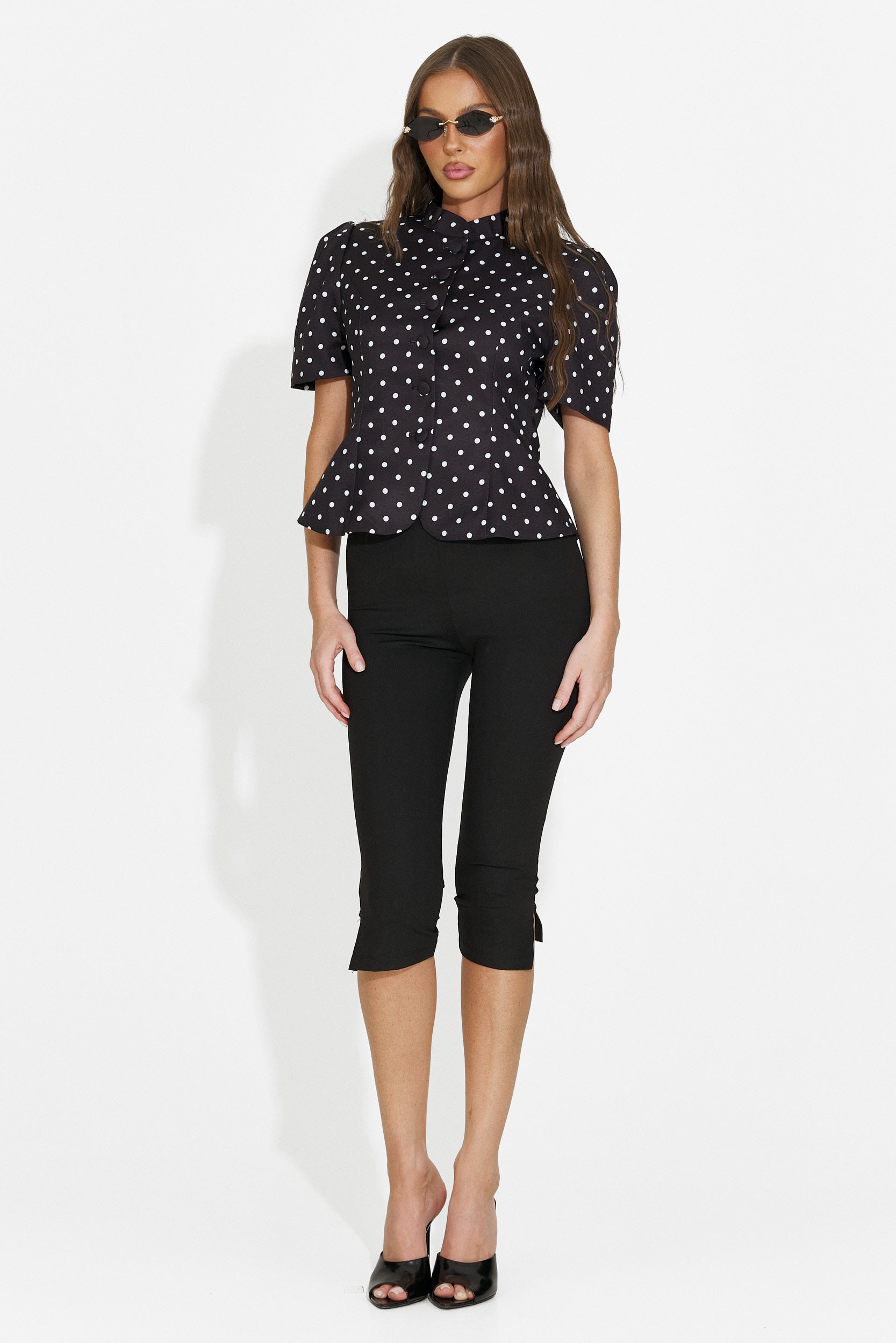 Blazer elegante da donna nero Jaylena Bogas
