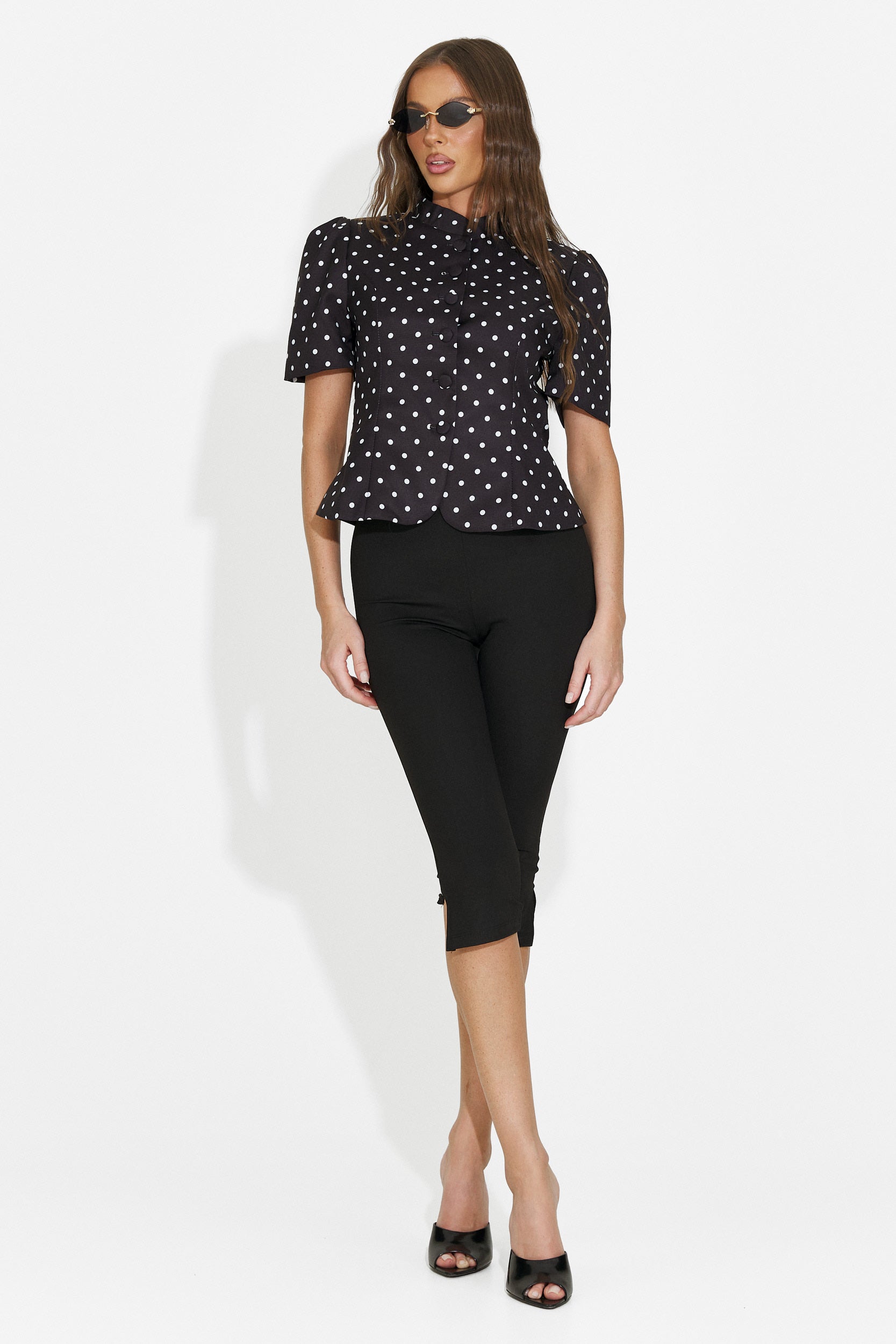 Blazer elegante da donna nero Jaylena Bogas
