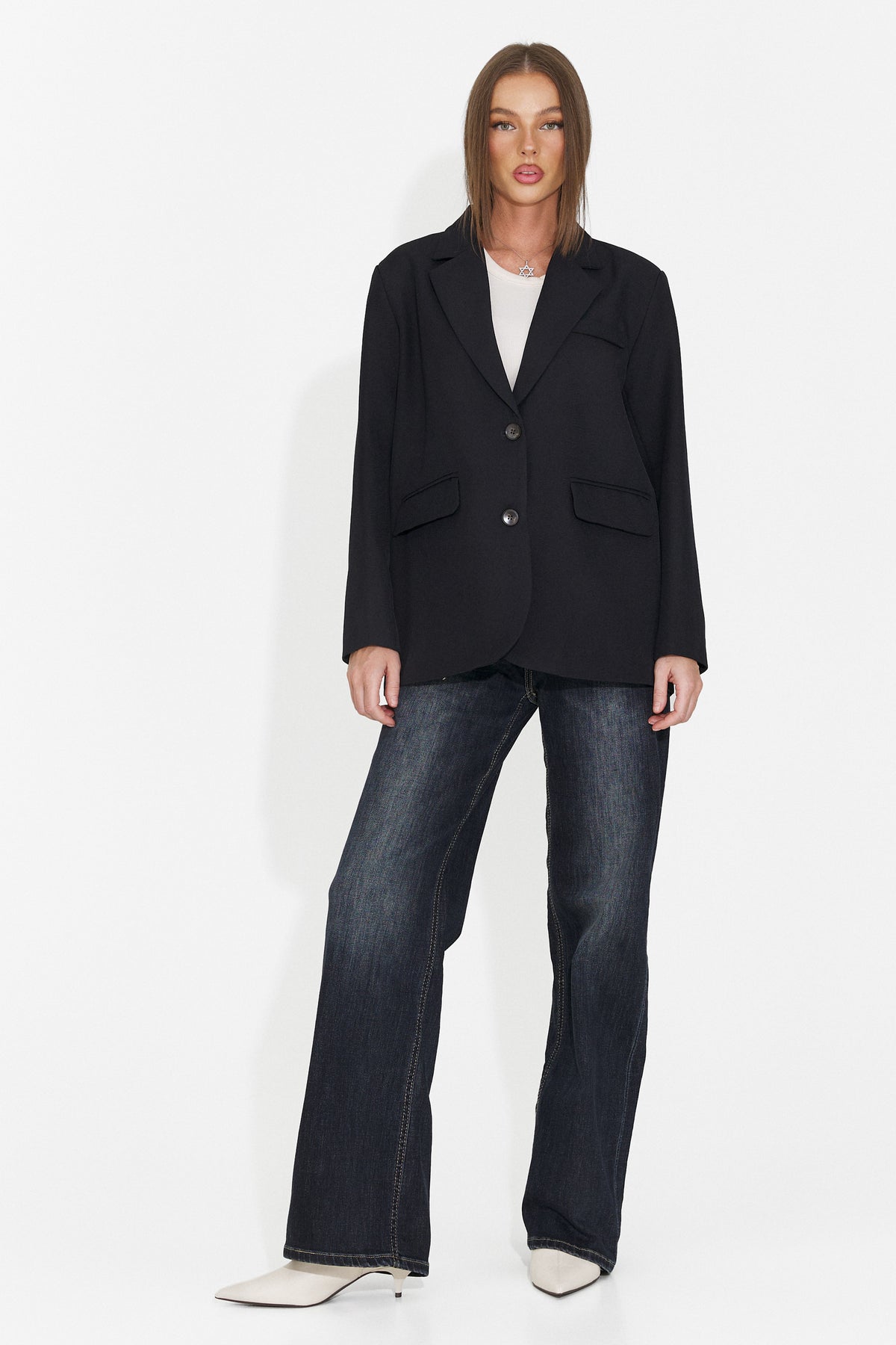 Sacou elegant bleumarin Ceramiyra Bogas