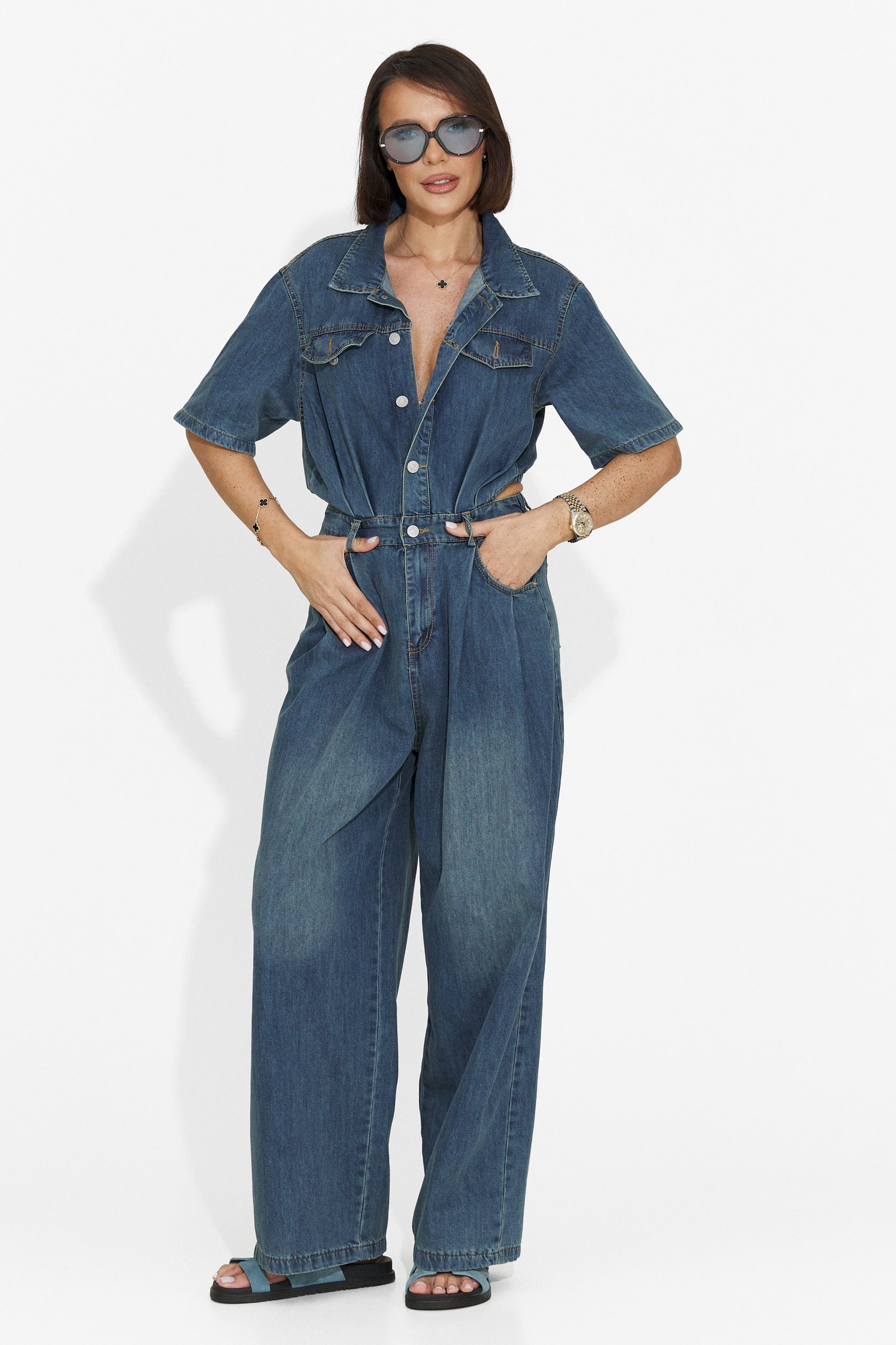Ayeria Bogas Tuta Casual Blu da Donna