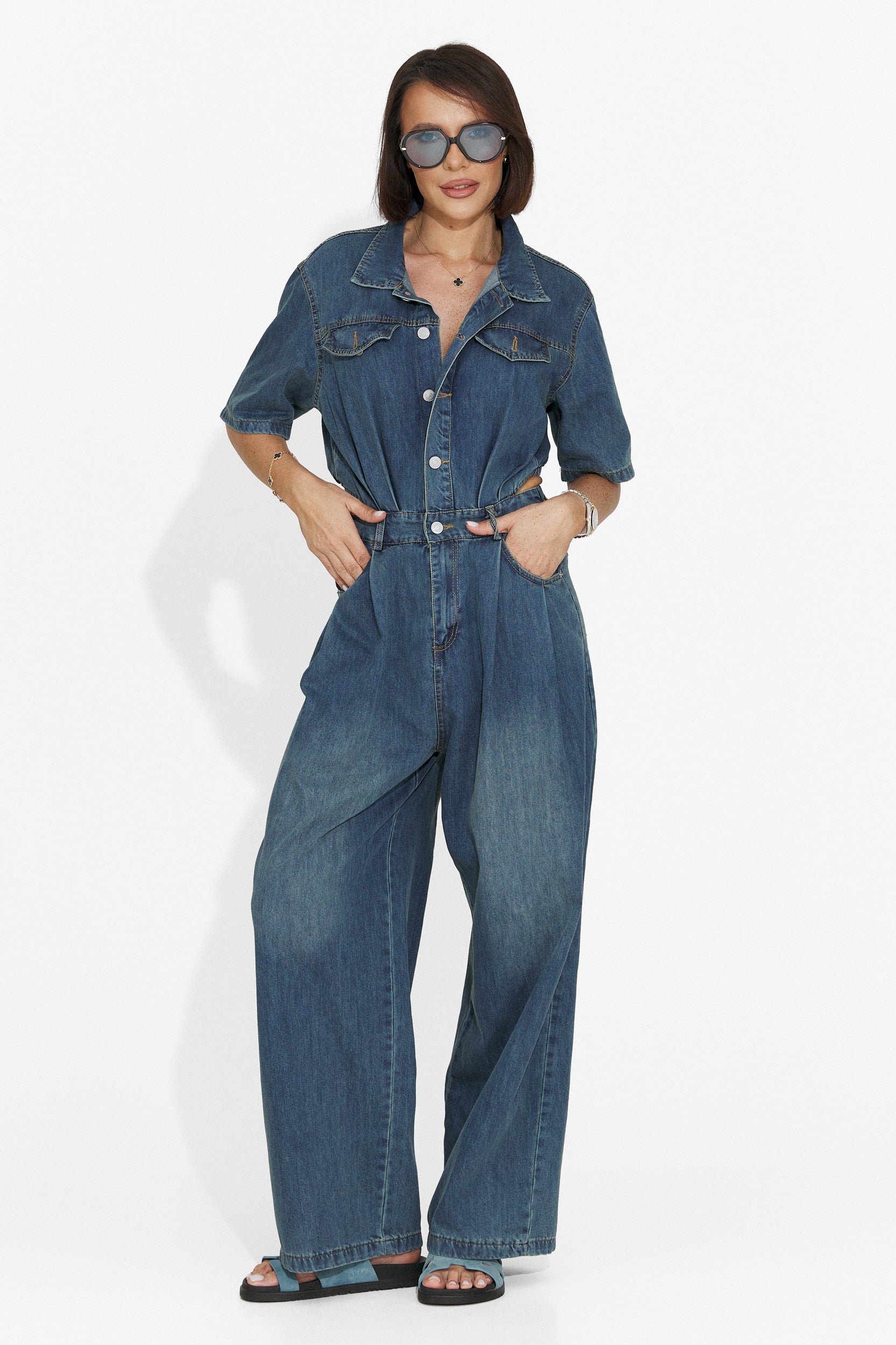 Ayeria Bogas Tuta Casual Blu da Donna