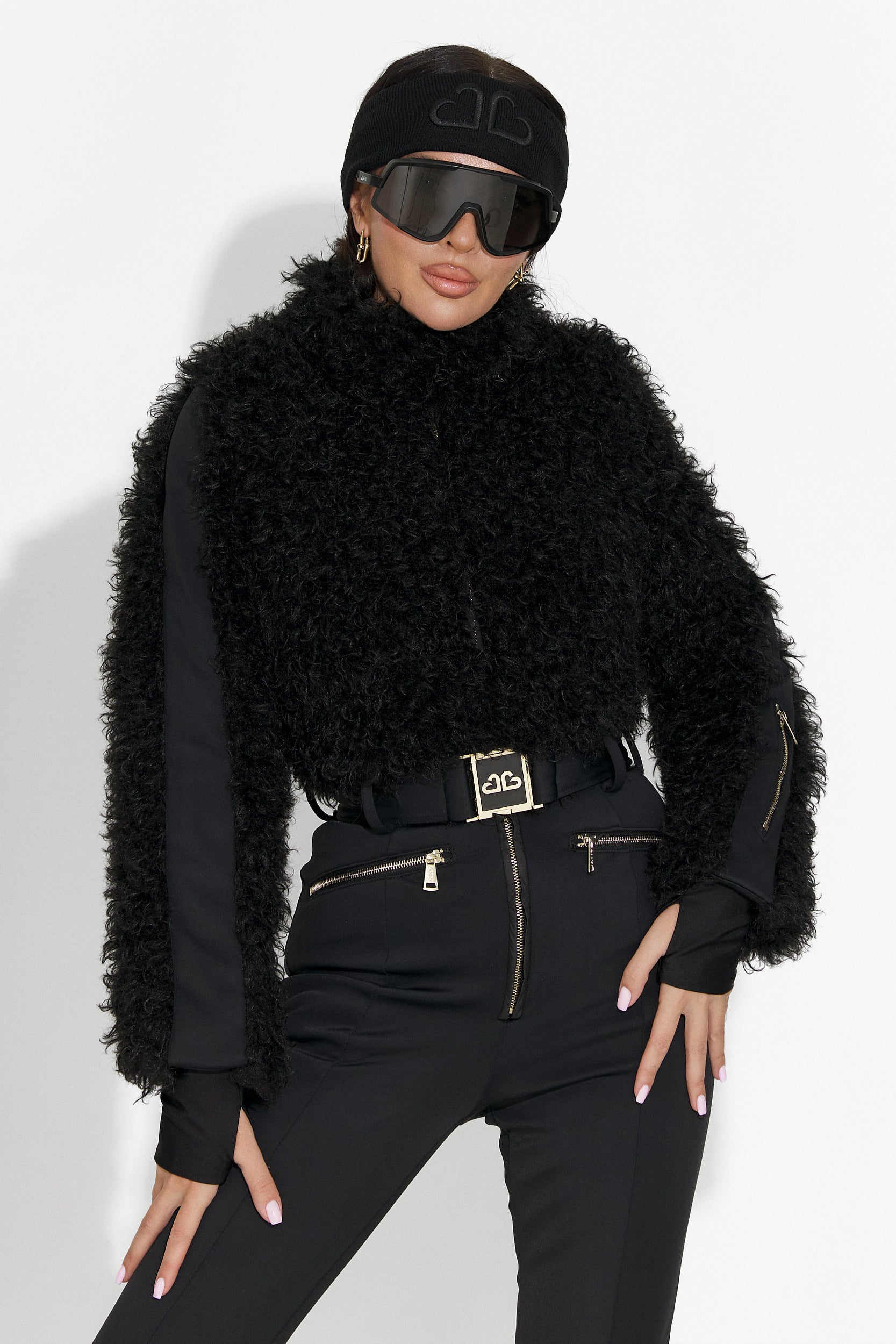 Tuta da Sci Casual Nera di Alycia Bogas