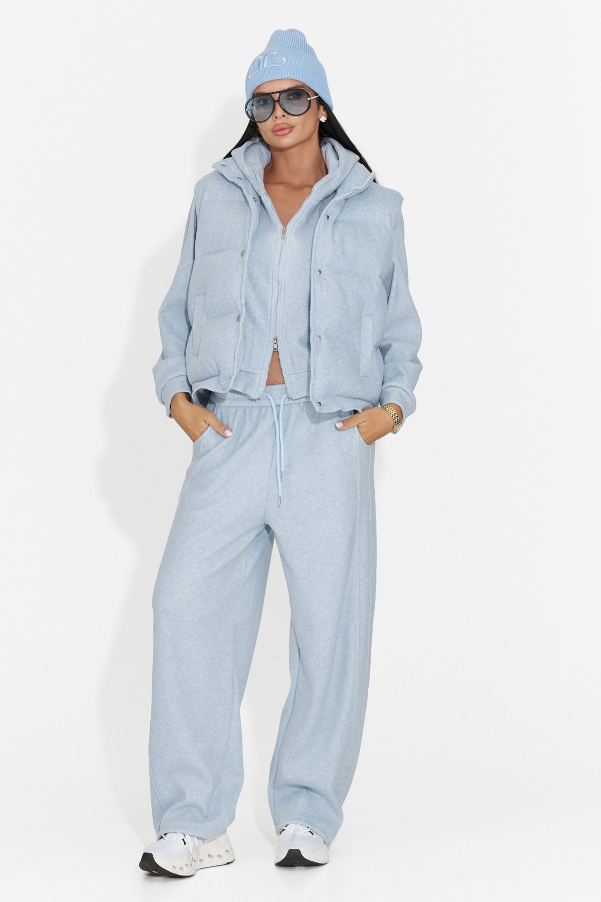 Trening casual bleu Bevivena Bogas