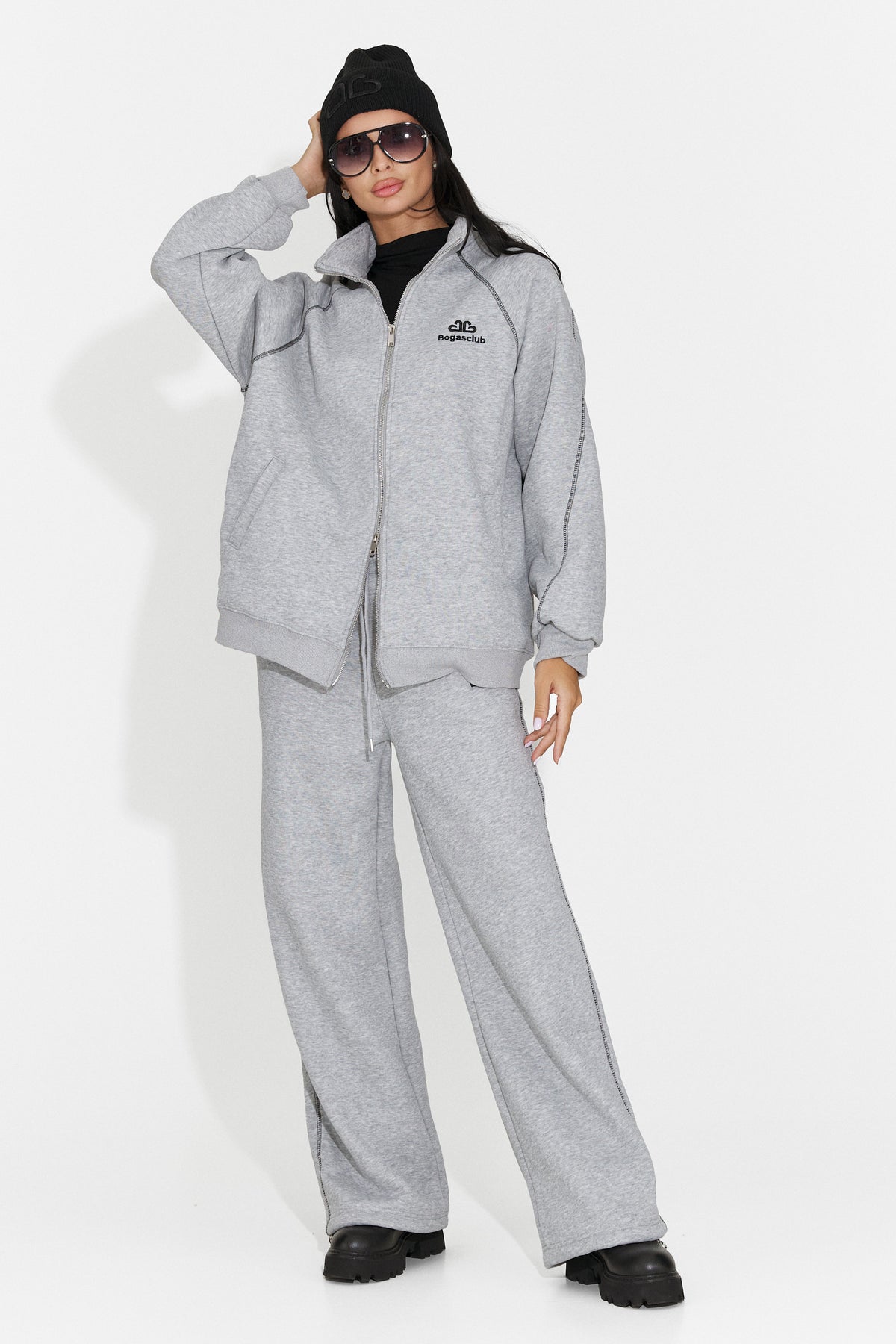 Trening casual gri Brisioena Bogas
