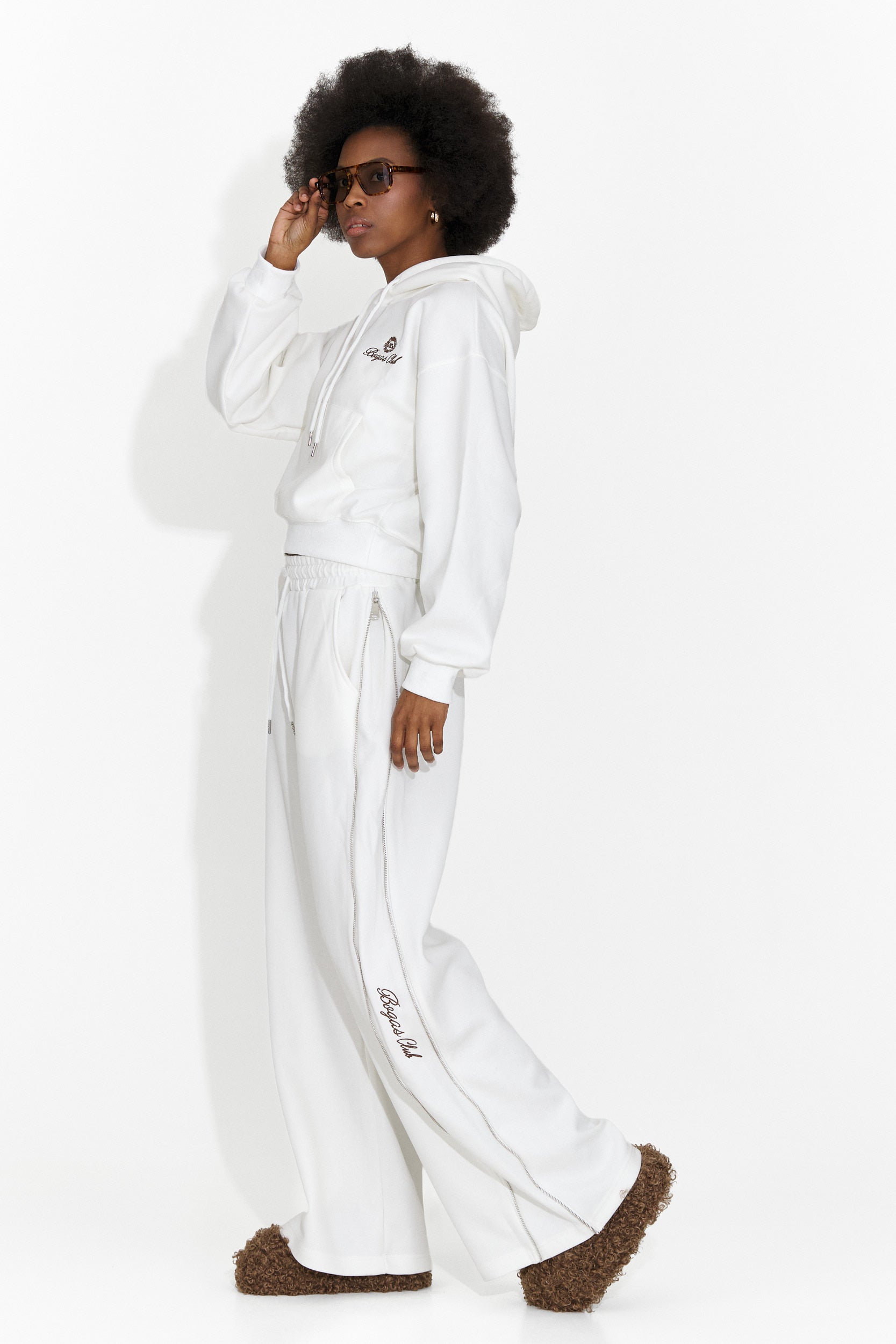 Tuta da allenamento casual bianca da donna Damarisa Bogas