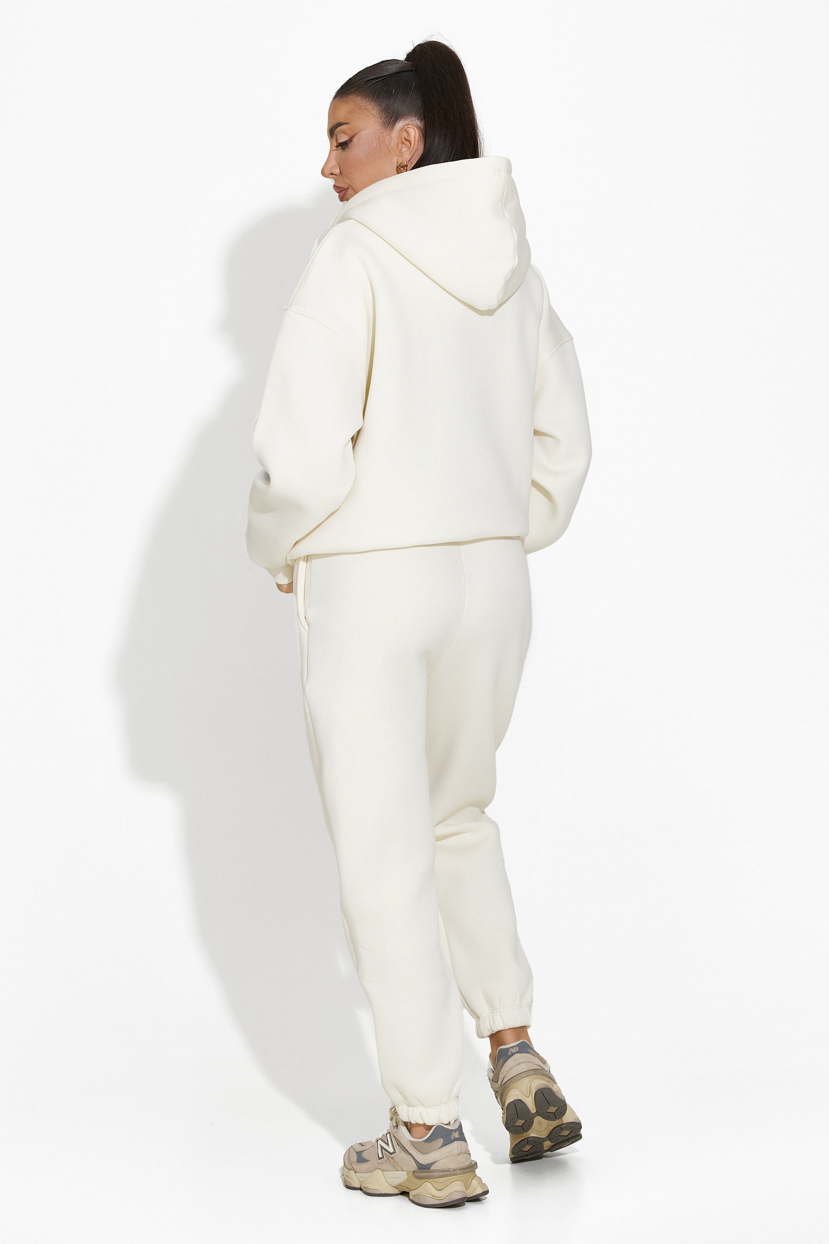 Tuta casual beige da donna Megy Bogas