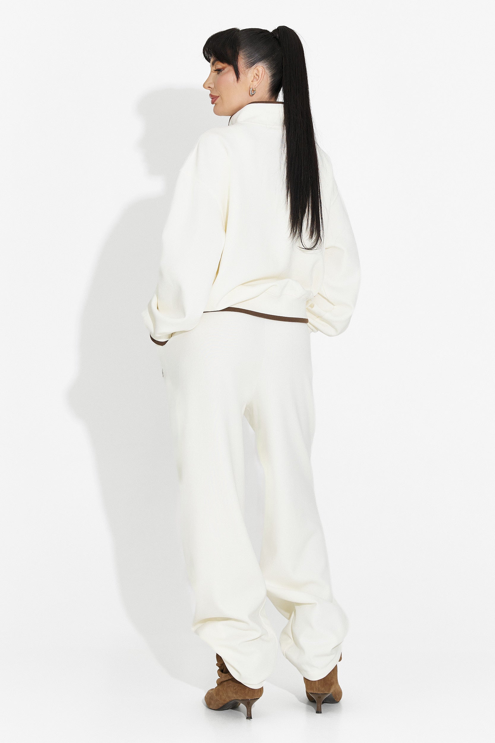 Vilma Bogas Casual Beige Allenamento da Donna