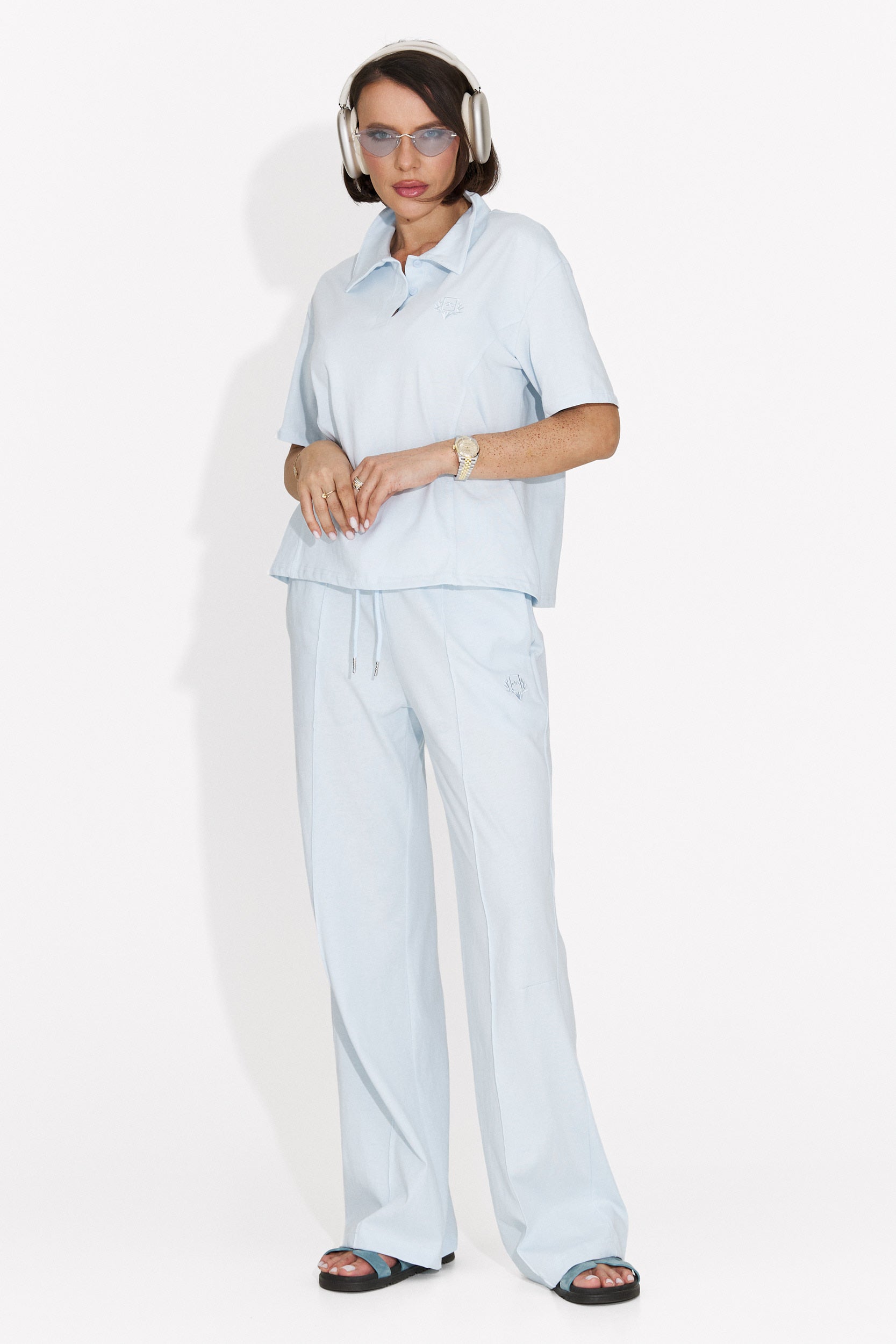 Tuta da allenamento blu casual da donna Bya Bogas