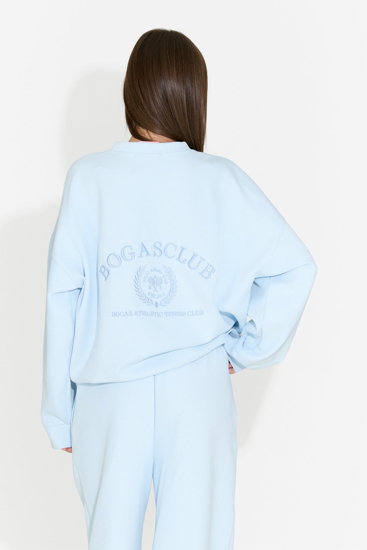 Tuta da donna casual azzurra Paywe Bogas
