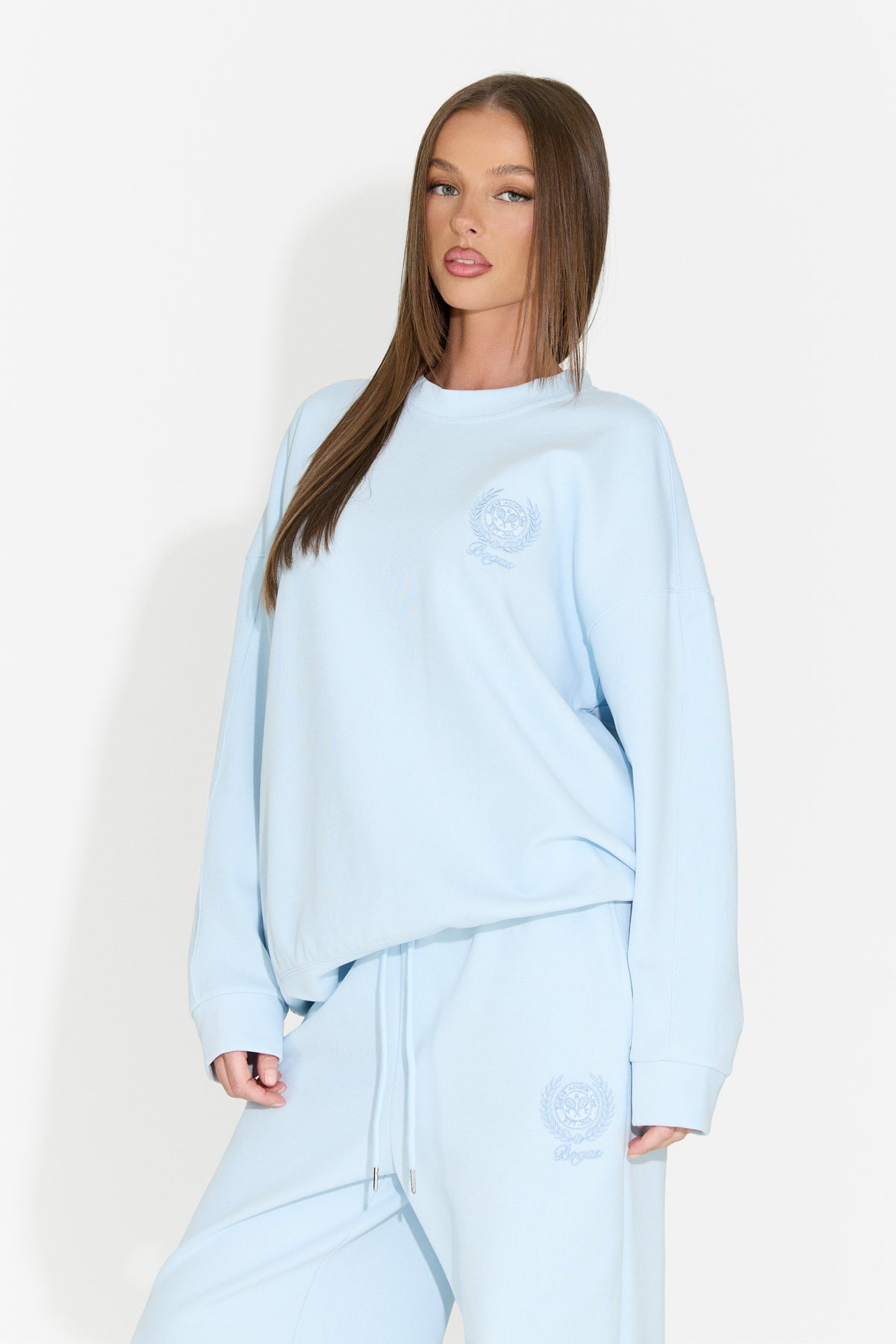 Tuta da donna casual azzurra Paywe Bogas