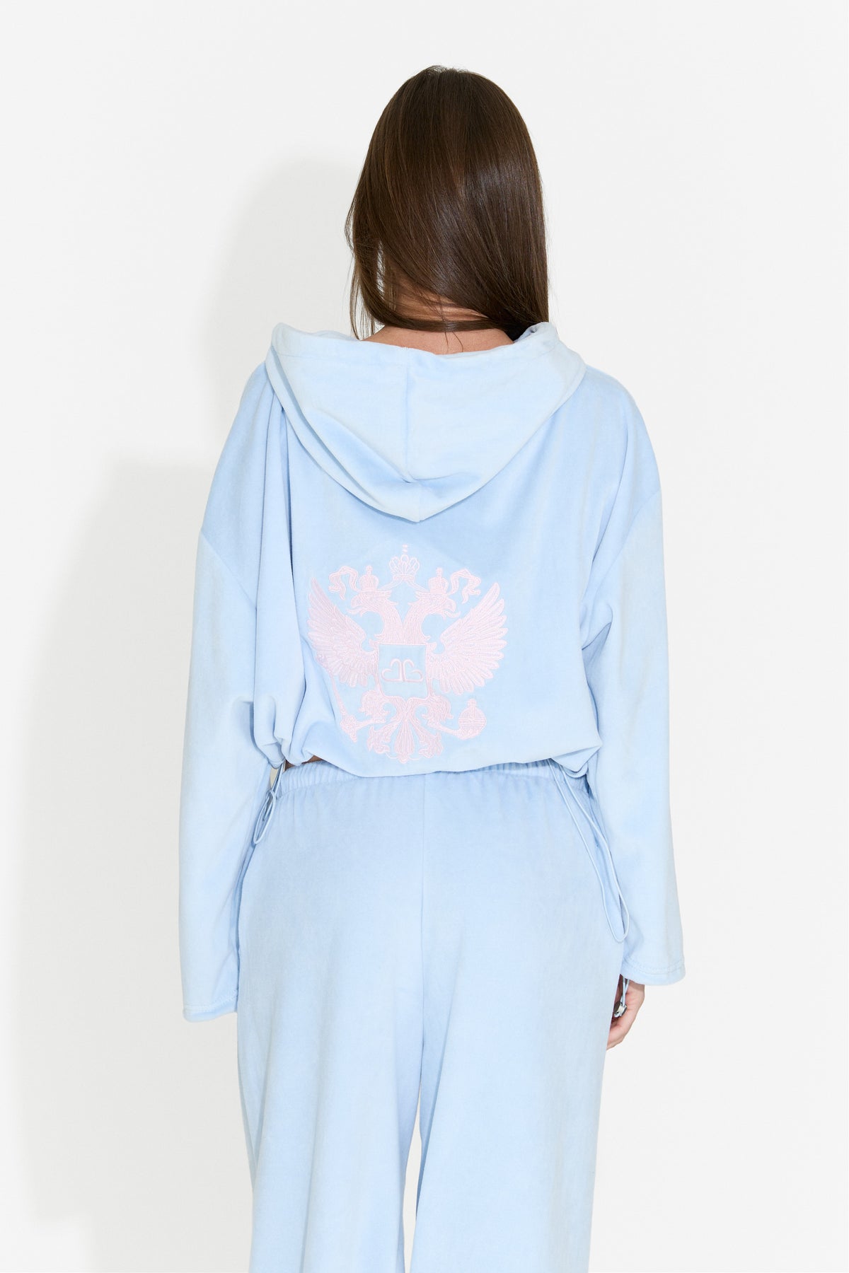 Tuta da donna casual azzurra Scoleaesia Bogas