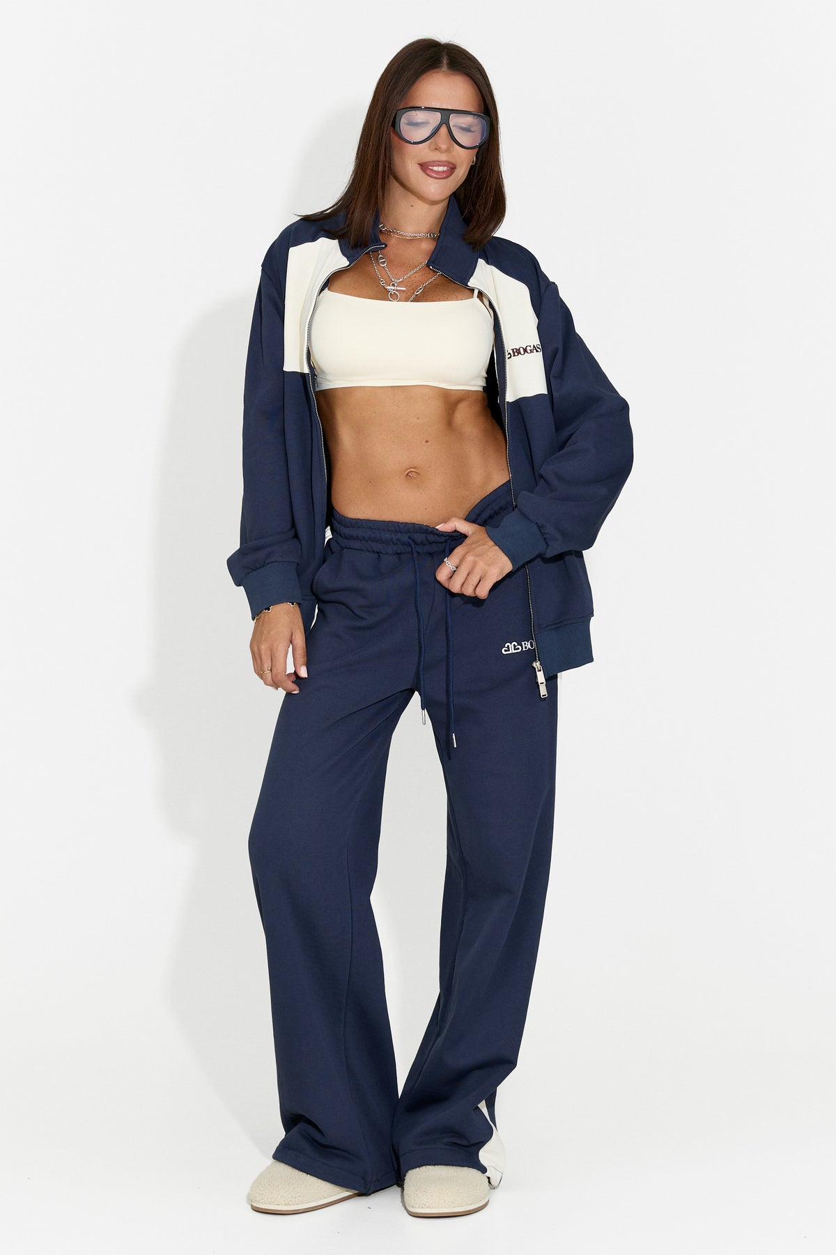 Tuta da donna casual blu navy Baceia Bogas