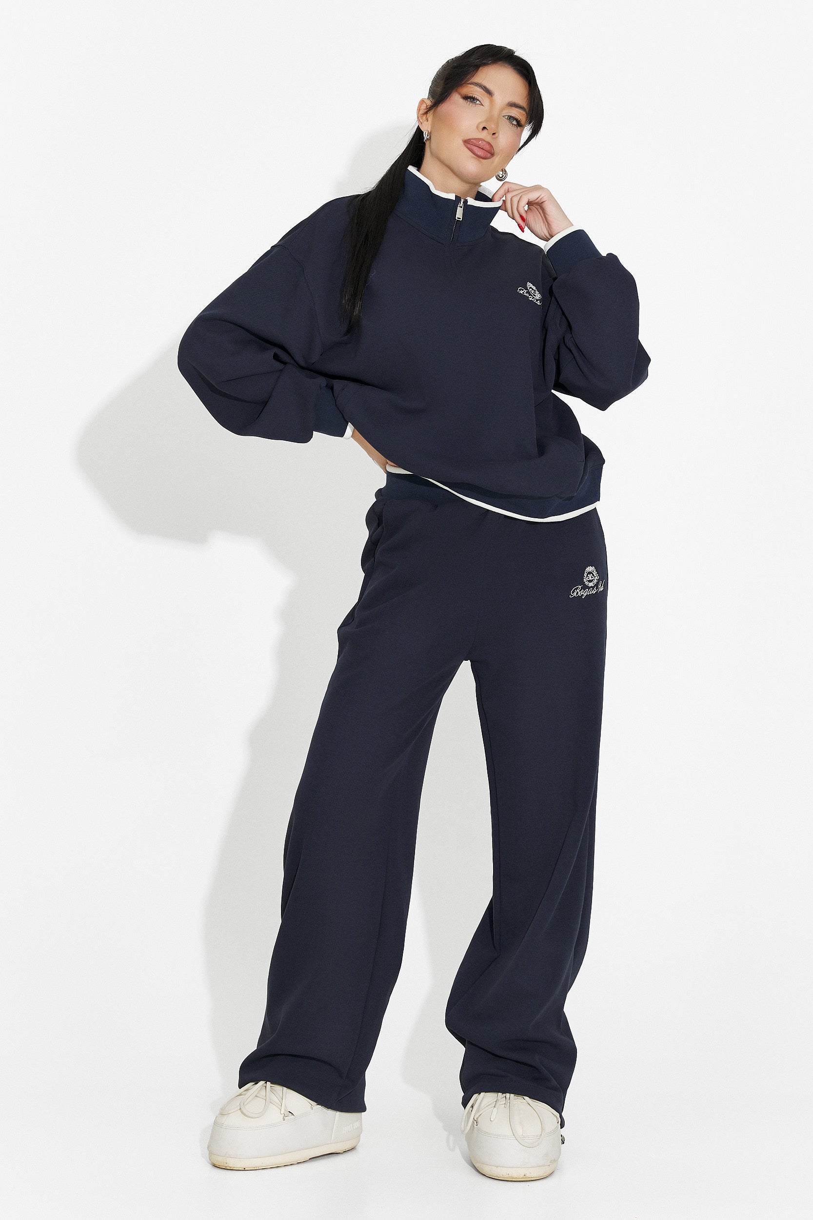 Vilma Bogas Blu Navy Casual Allenamento per Donne