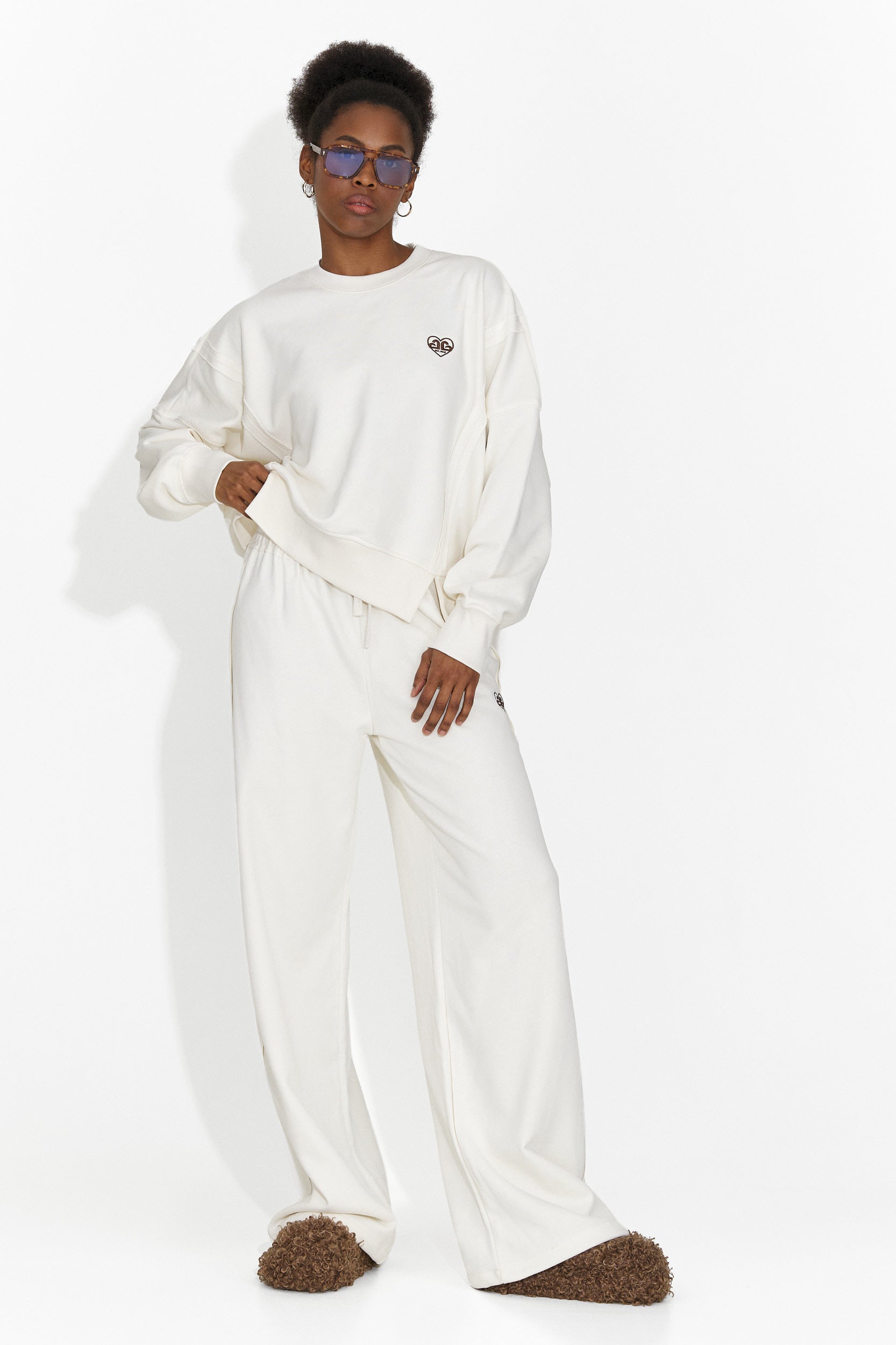 Isabela Bogas Casual Cream Allenamento da Donna