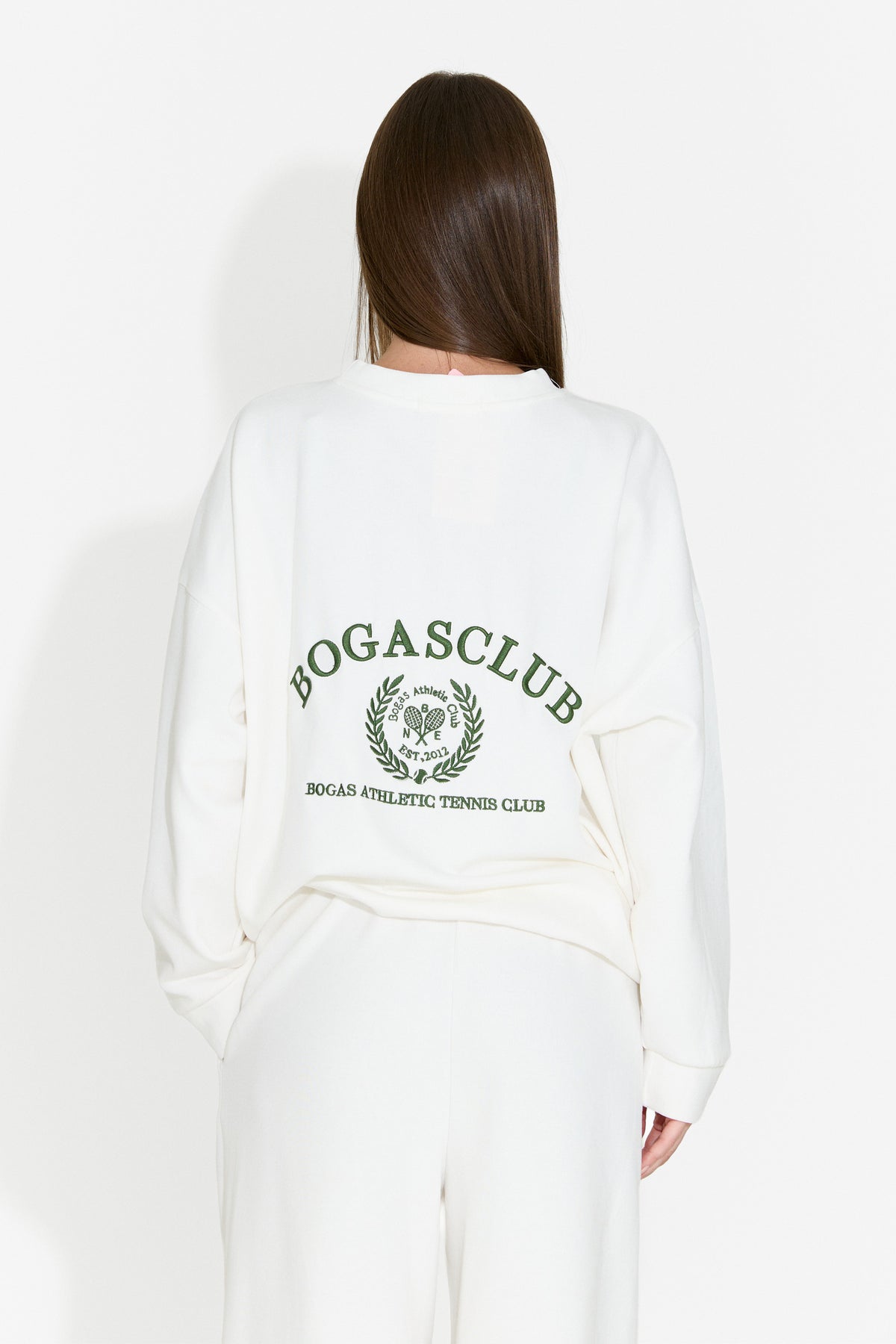 Tuta da donna casual color crema Paywe Bogas