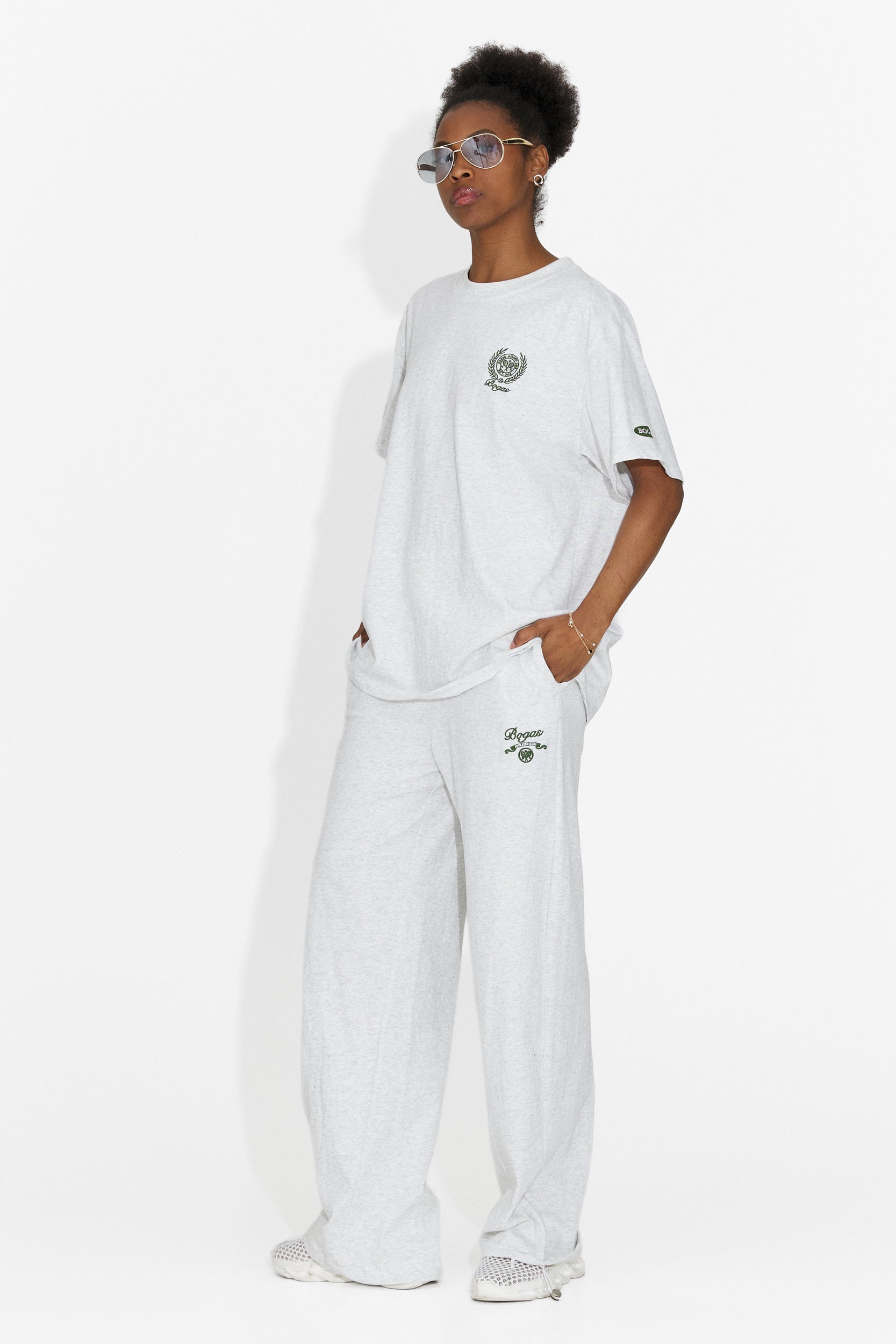 Svena Bogas Casual Grigio Allenamento da Donna