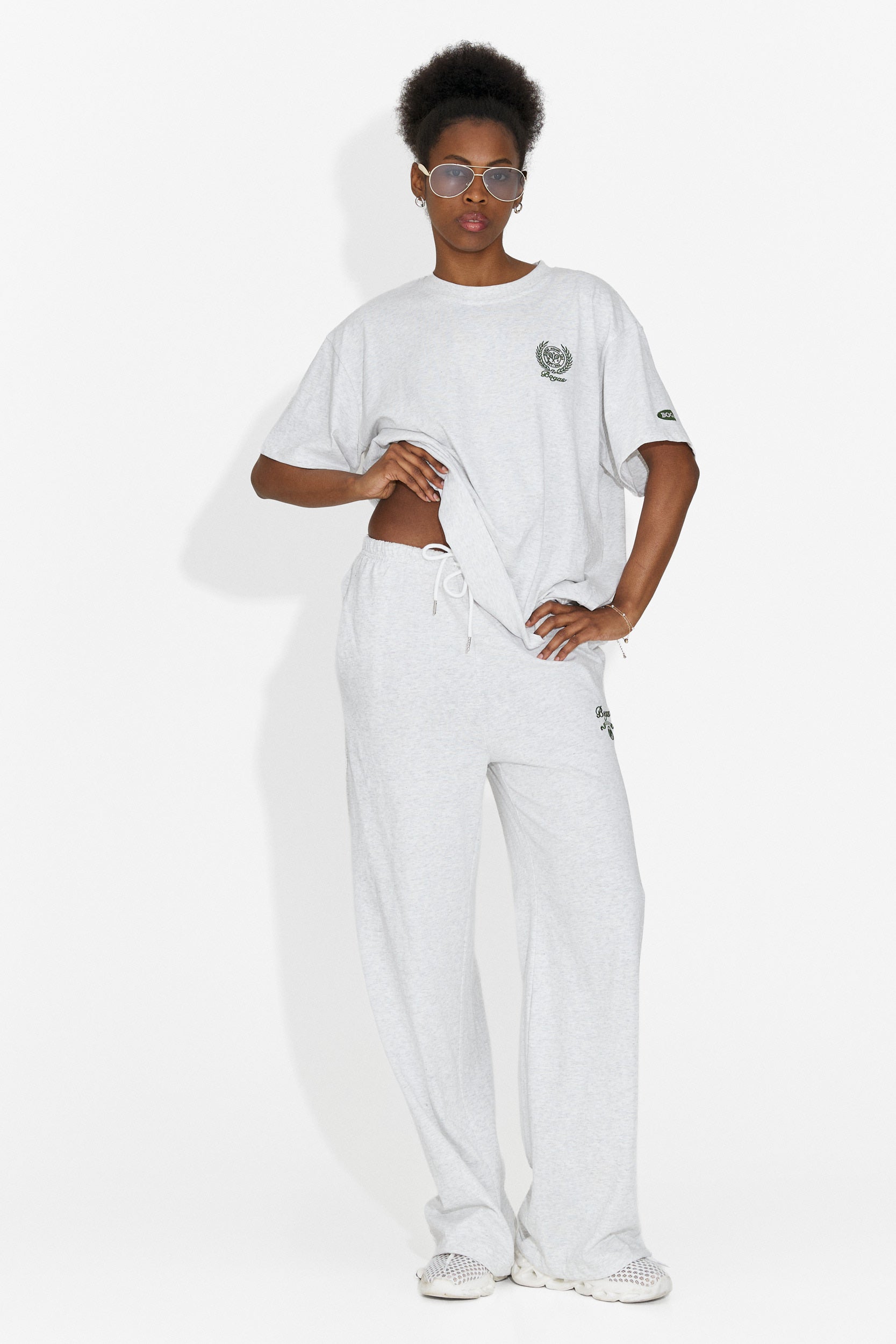 Svena Bogas Casual Grigio Allenamento da Donna