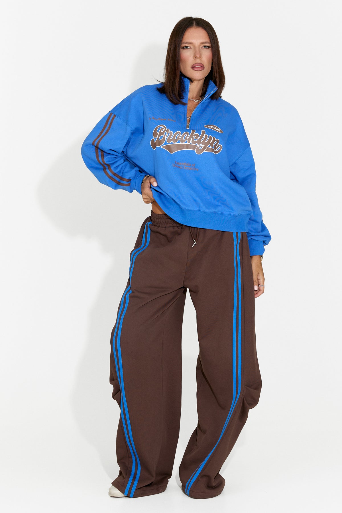 Tuta da donna casual marrone Celoaora Bogas