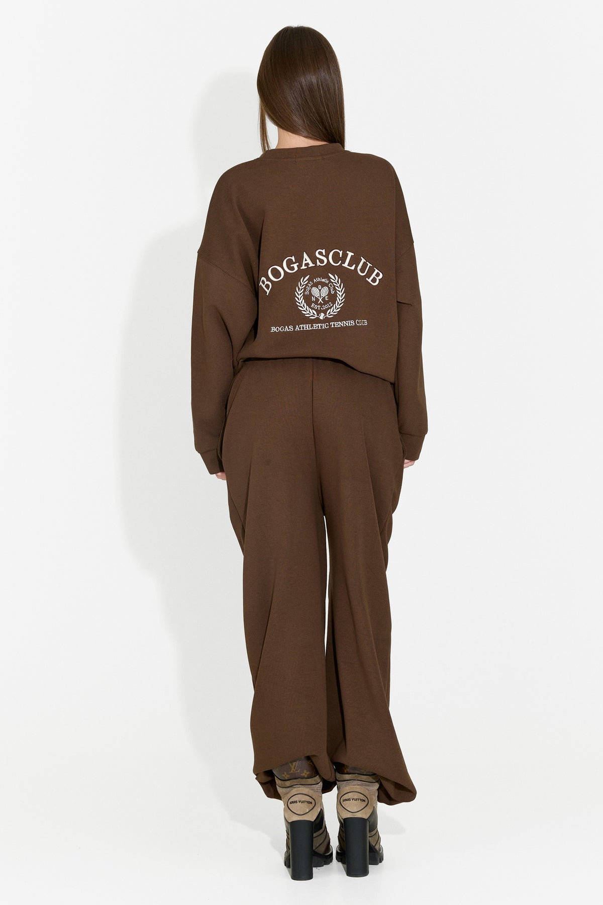 Tuta da donna casual marrone Paywe Bogas