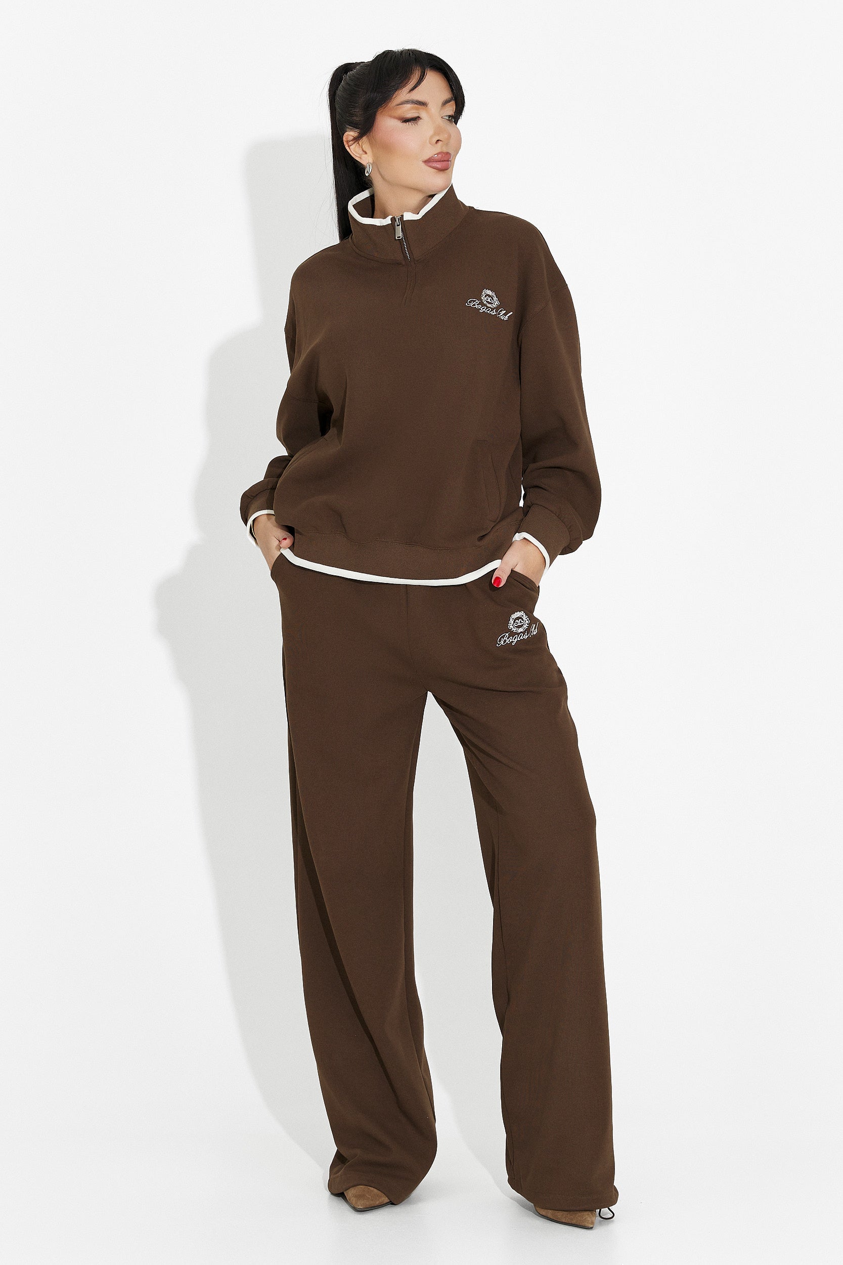 Vilma Bogas Casual Marrone Allenamento da Donna