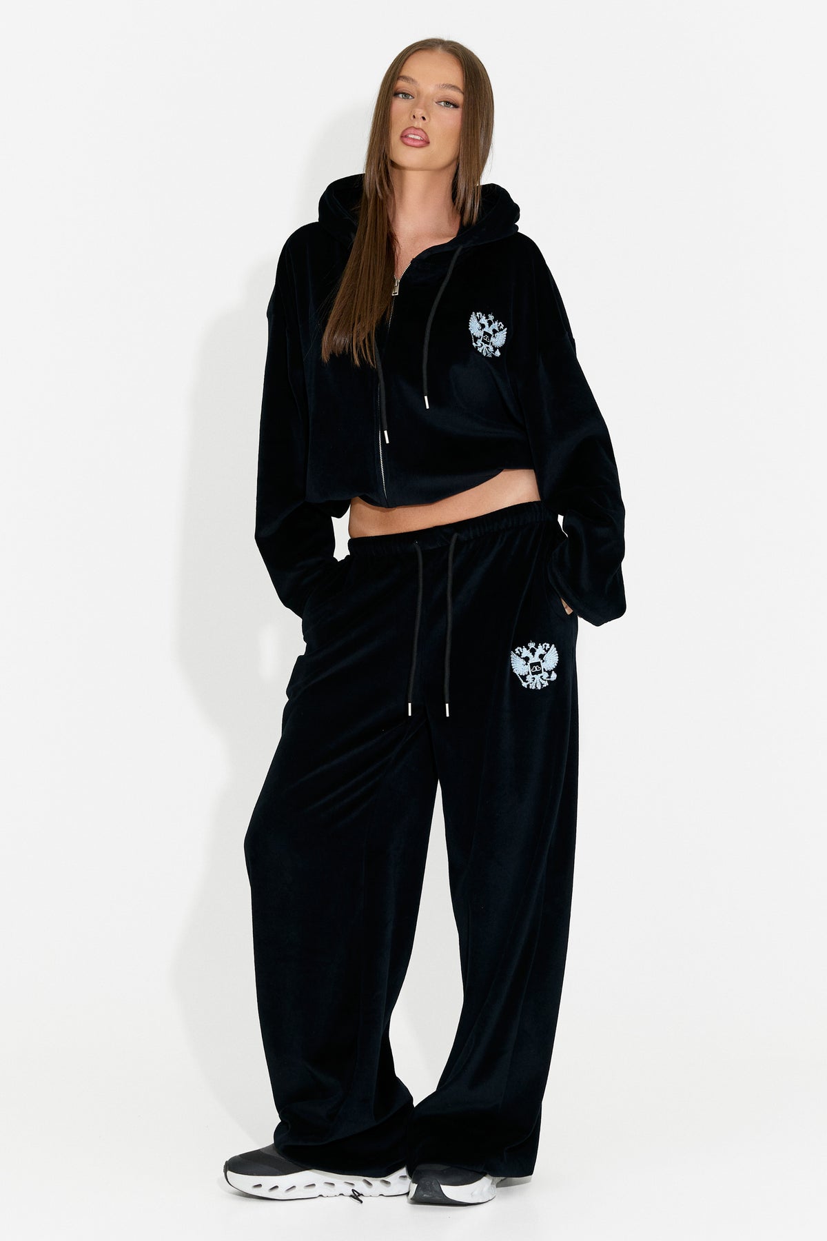 Tuta casual da donna nera Scoleaesia Bogas