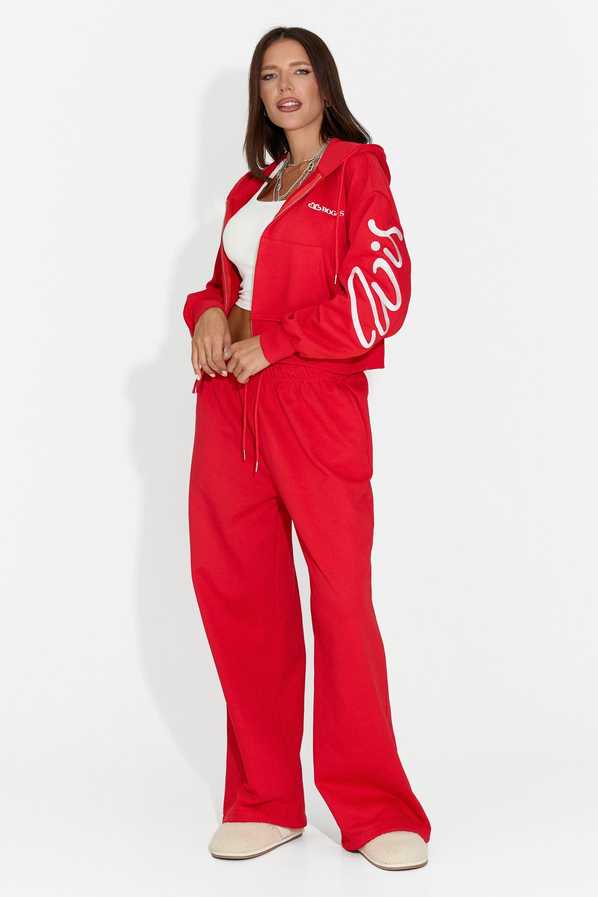 Tuta da donna casual rossa Jaliraeria Bogas