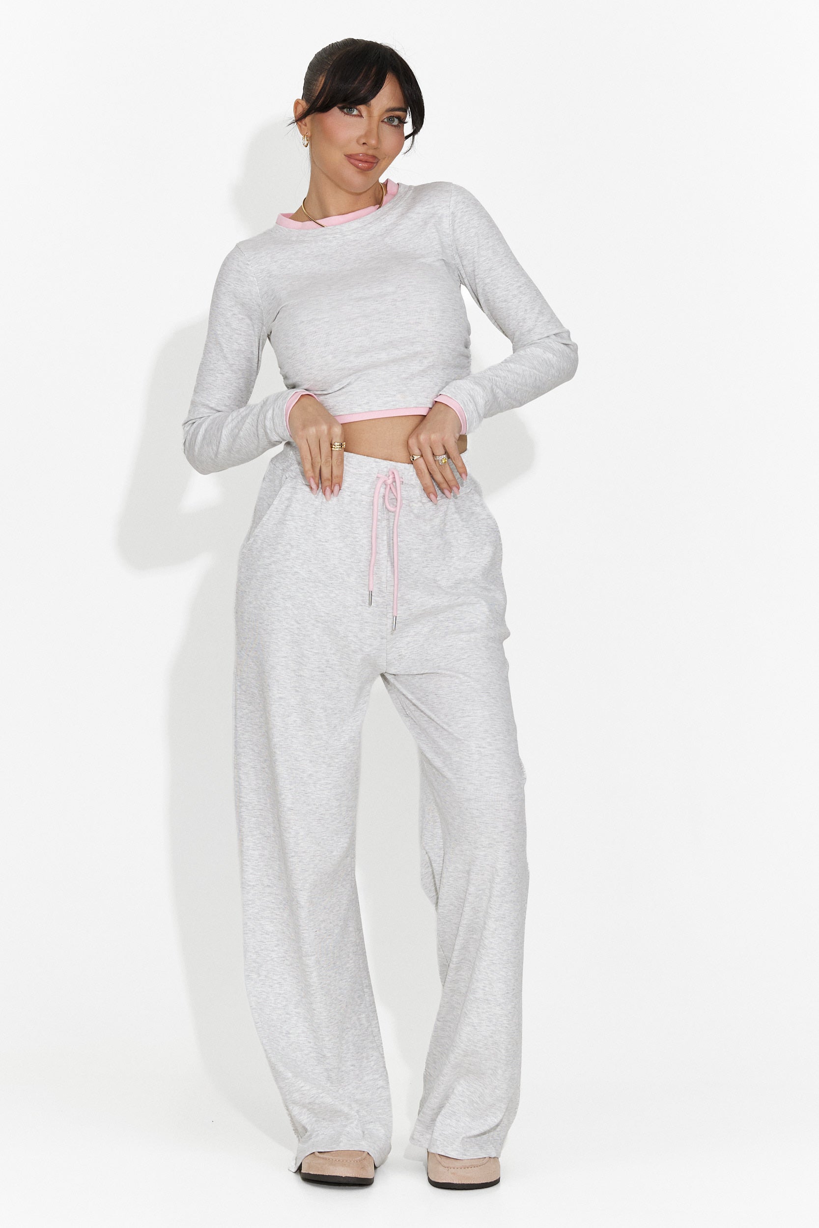 Casuale tuta da allenamento rosa da donna Jenie Bogas