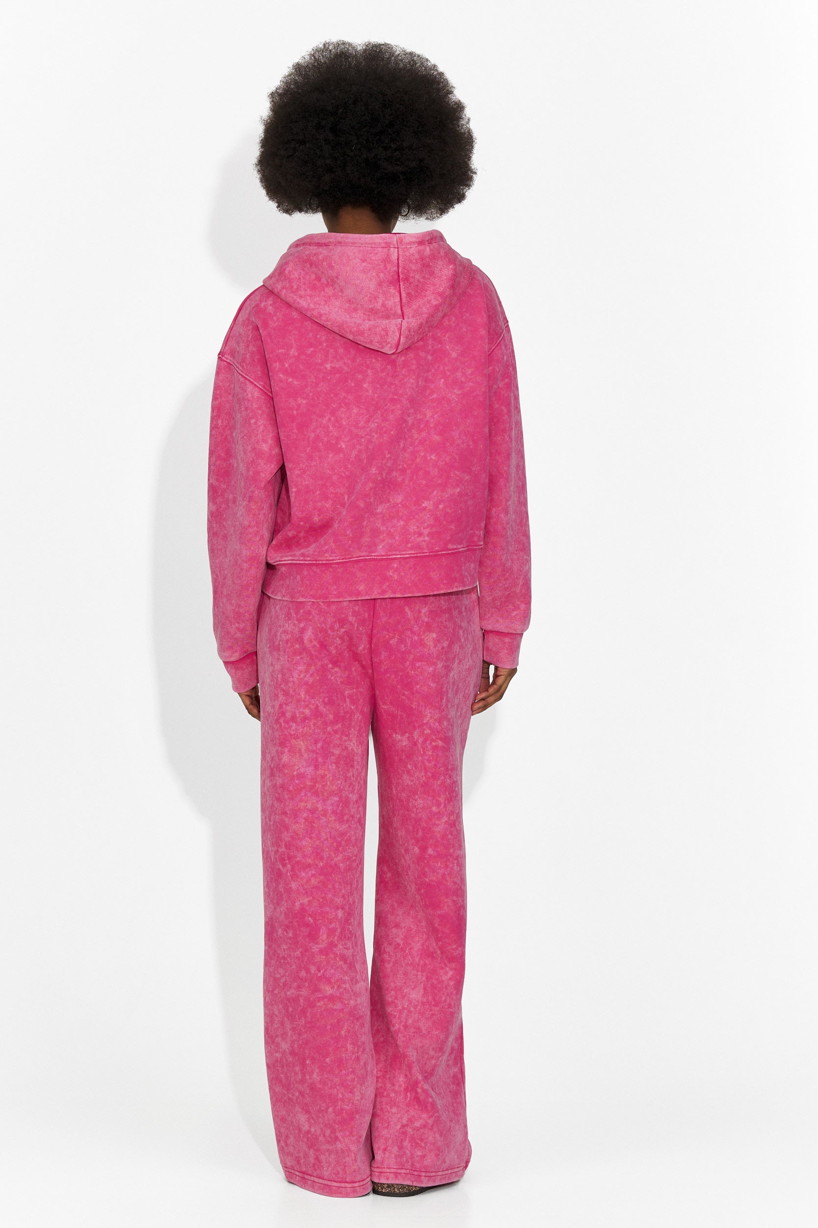 Tuta da allenamento casual rosa da donna Jiustina Bogas